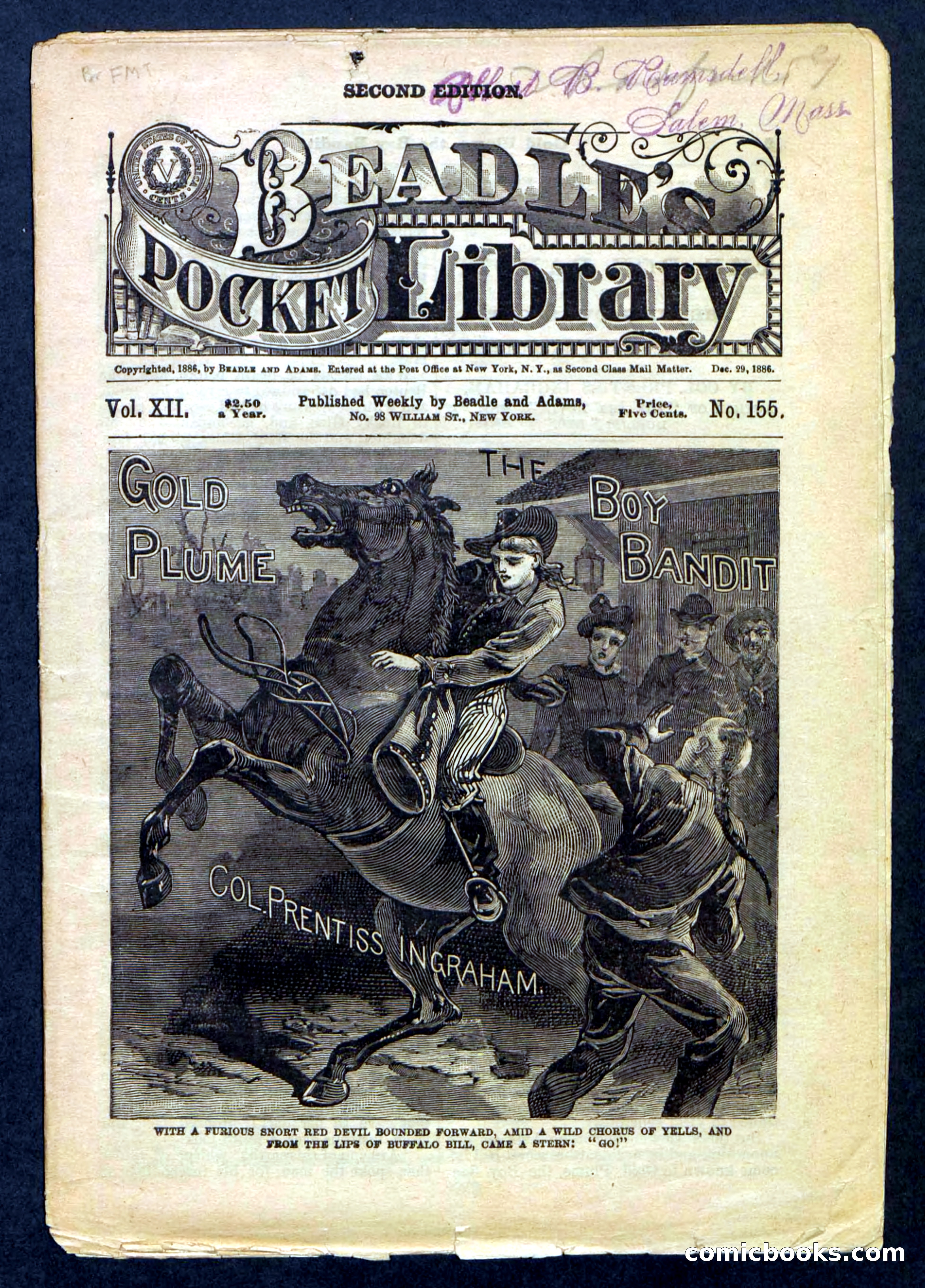 Beadle's Pocket Library No. 155