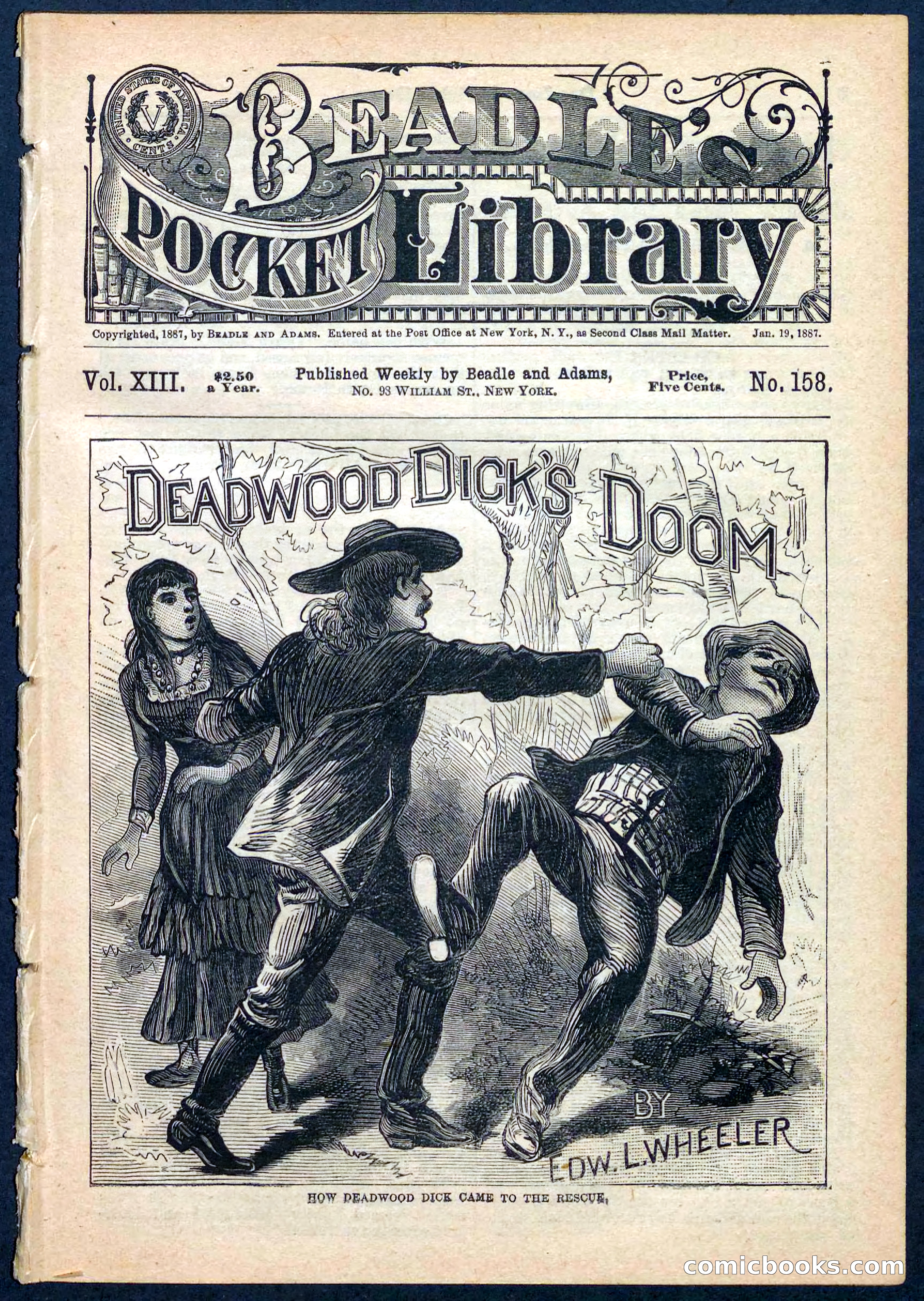 Beadle's Pocket Library No. 158
