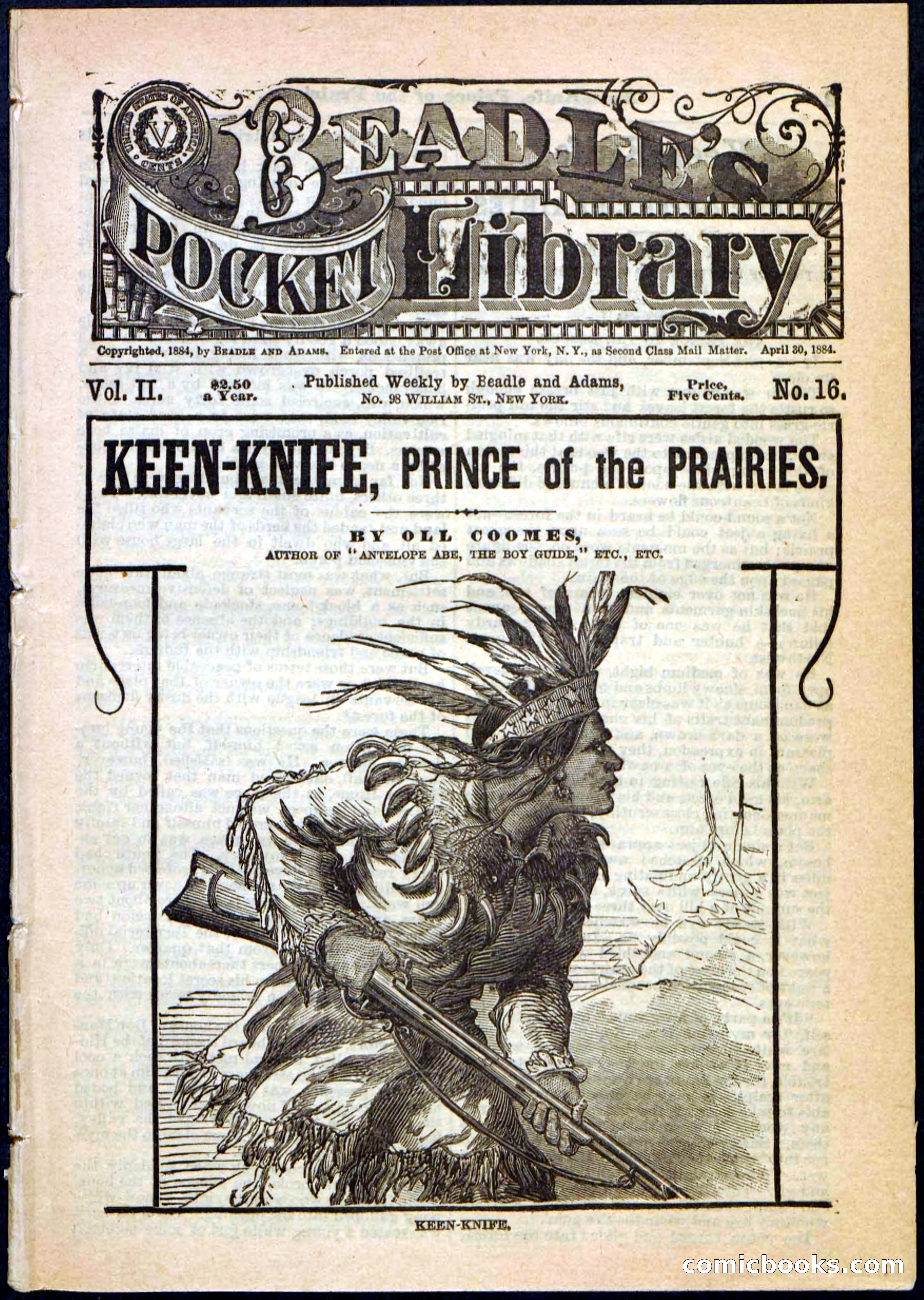 Keen-Knife, Prince of the Prairies — page 1 of 32