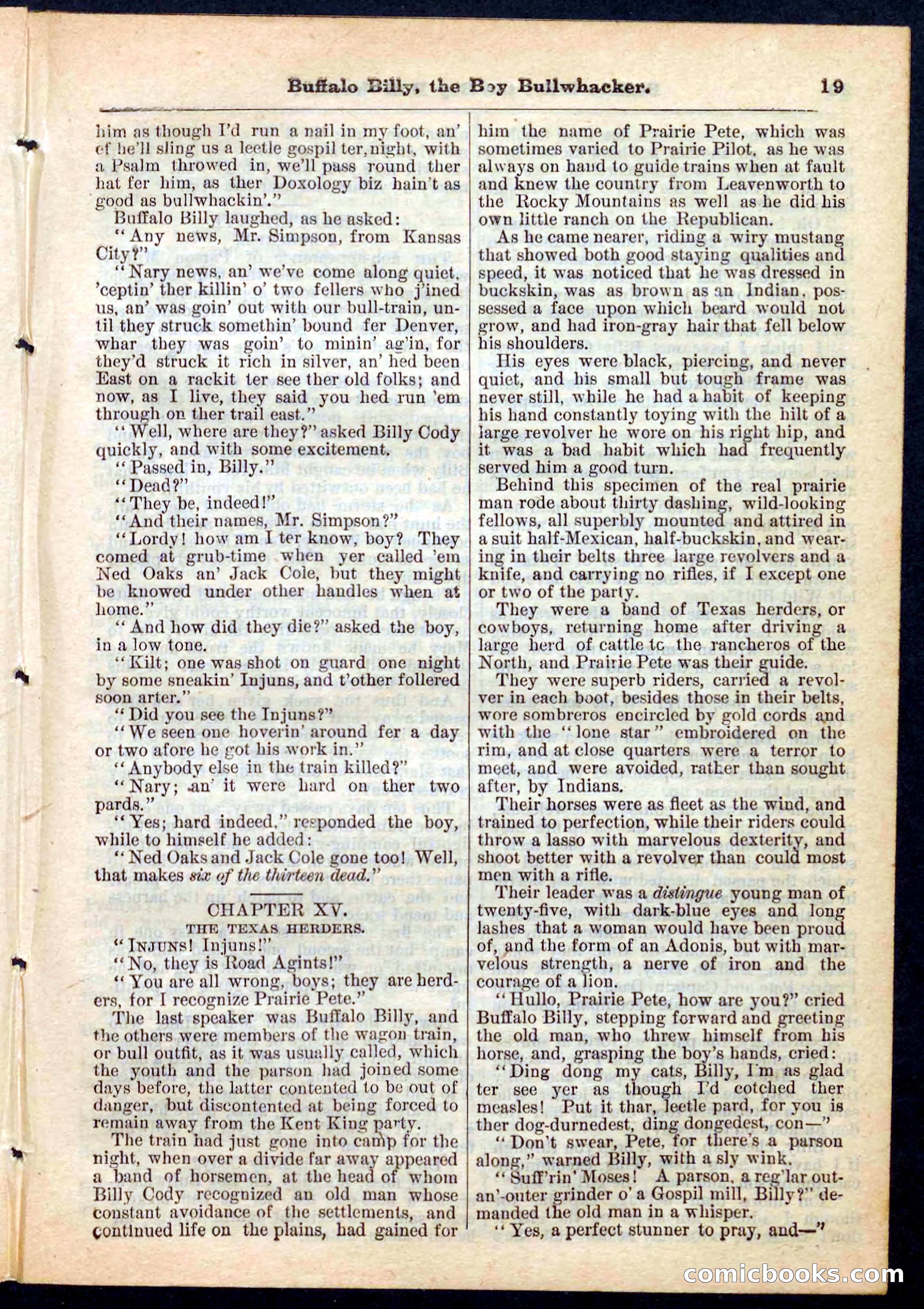 Beadle's Pocket Library No. 160 — page 19 of 32