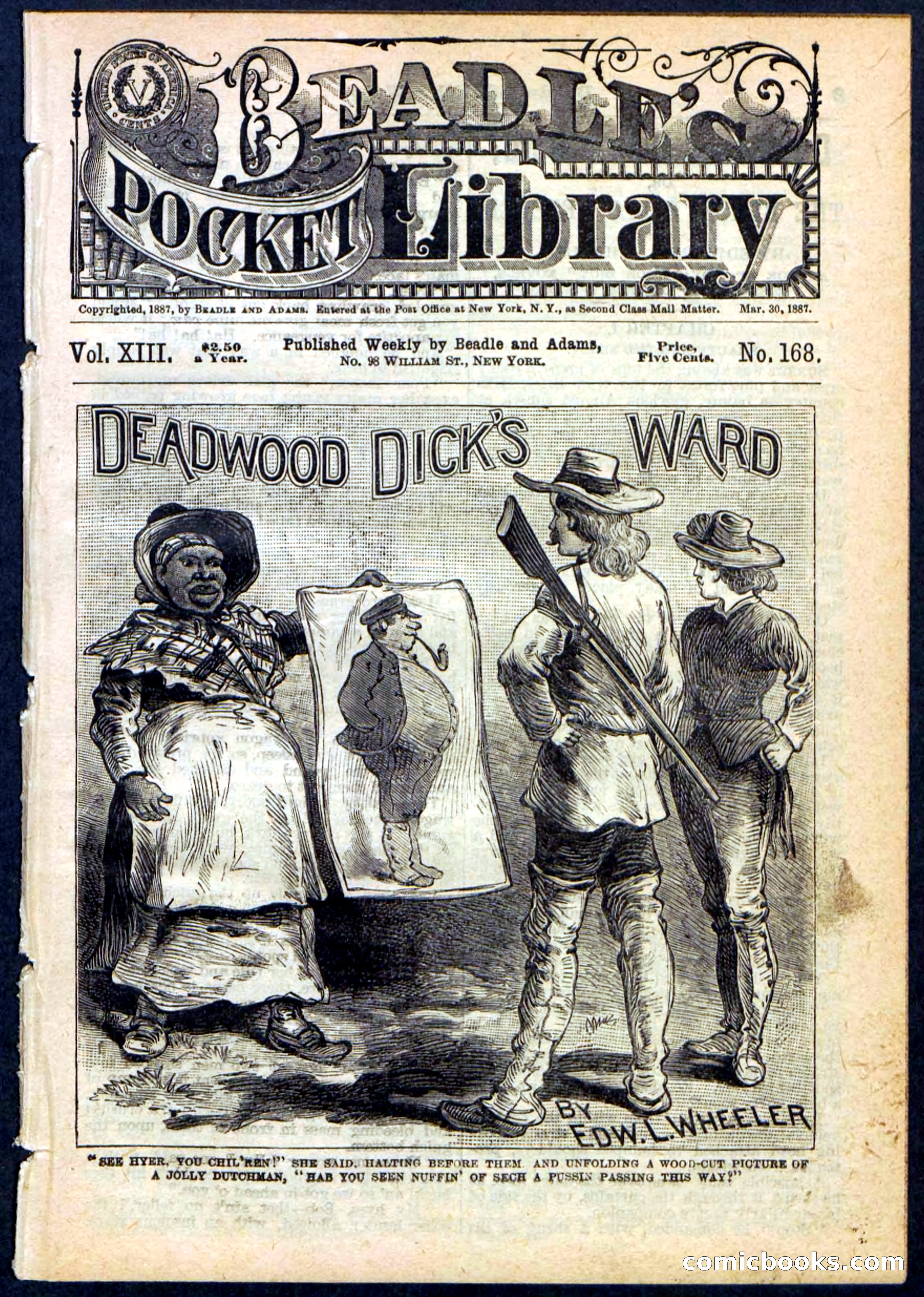 Beadle's Pocket Library No. 168