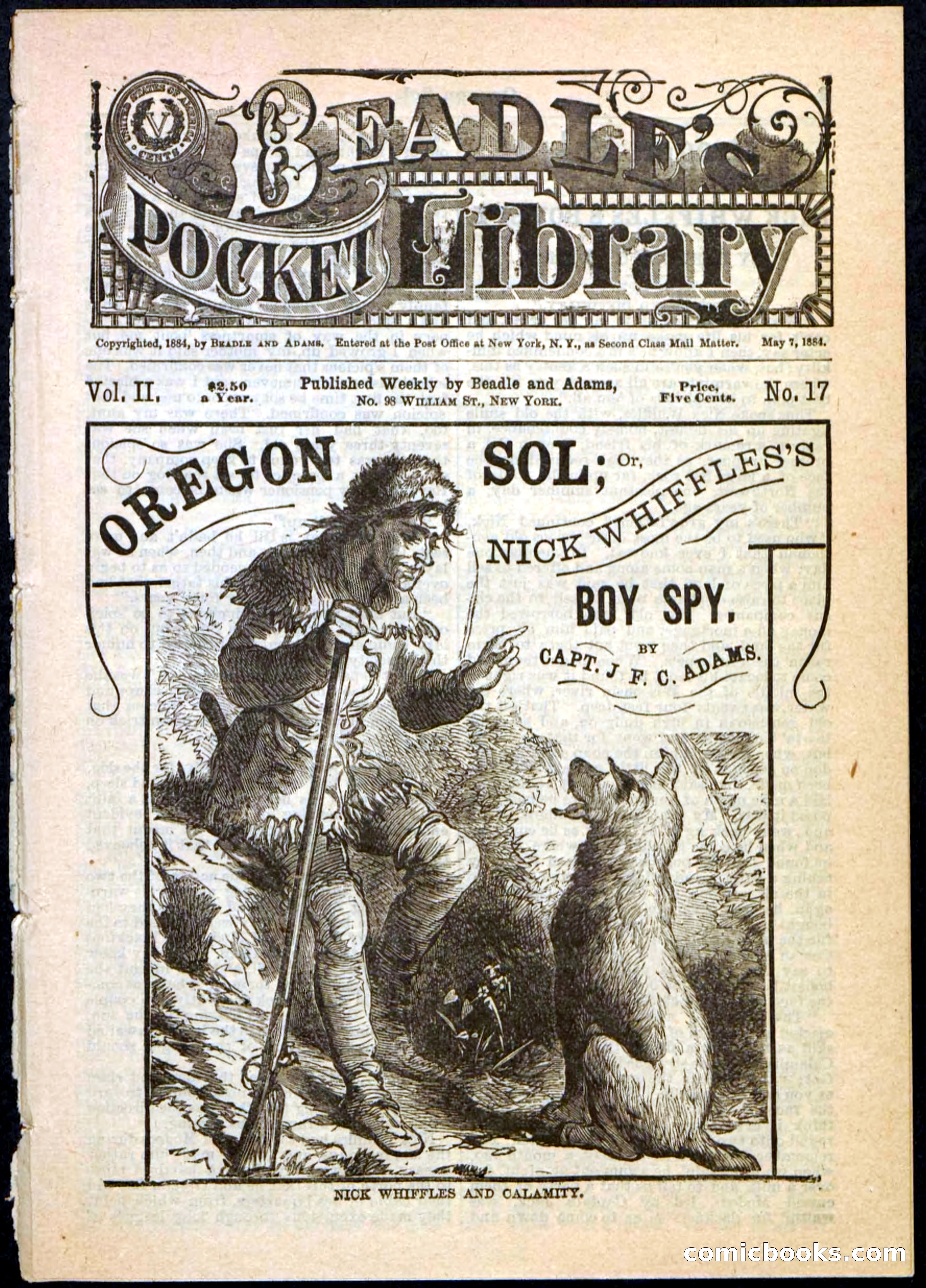Oregon Sol; or, Nick Whiffles's Boy Spy — page 1 of 32