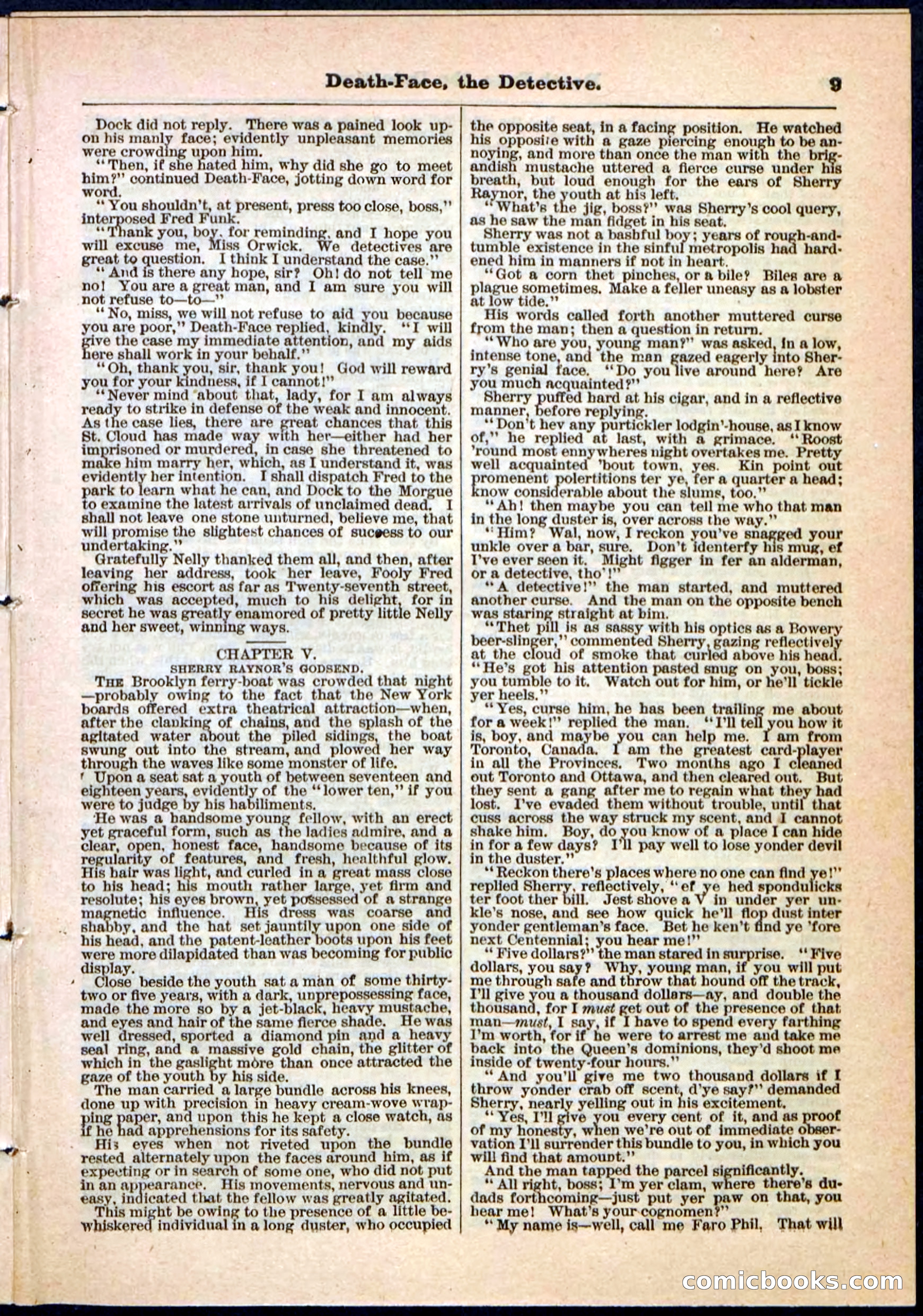 Beadle's Pocket Library, Vol. II, No. 18 — page 9 of 32