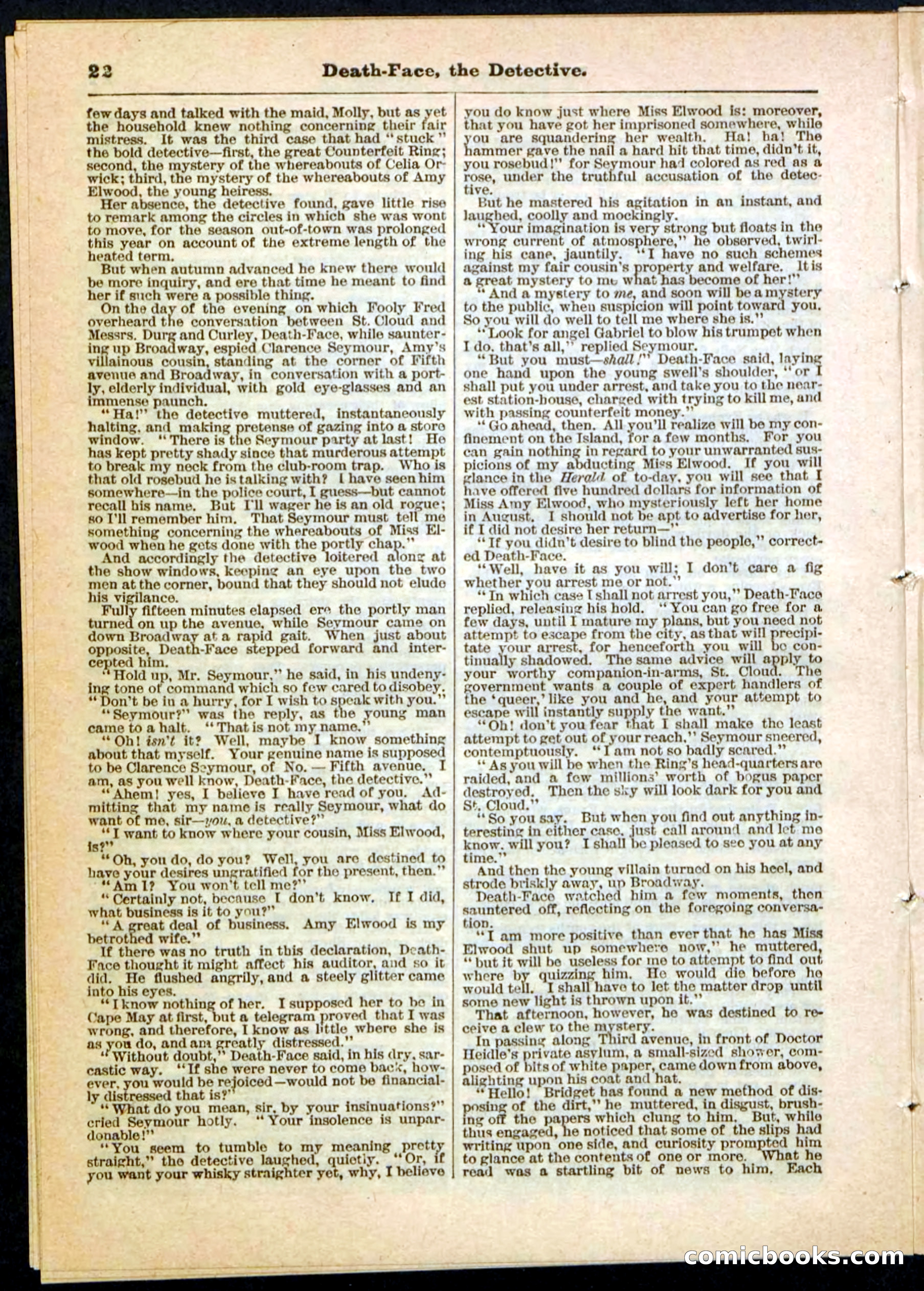 Beadle's Pocket Library, Vol. II, No. 18 — page 22 of 32