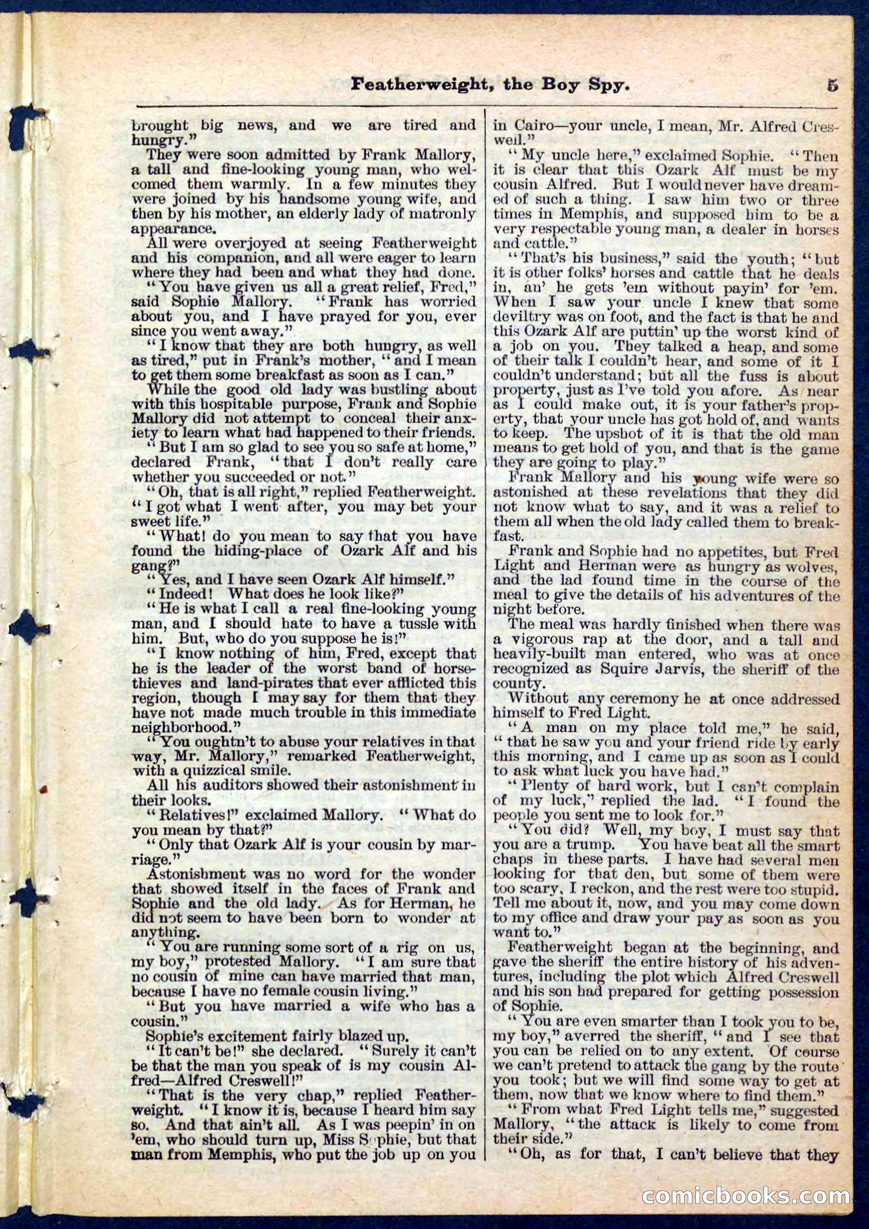 Beadle's Pocket Library No. 184 — page 5 of 32