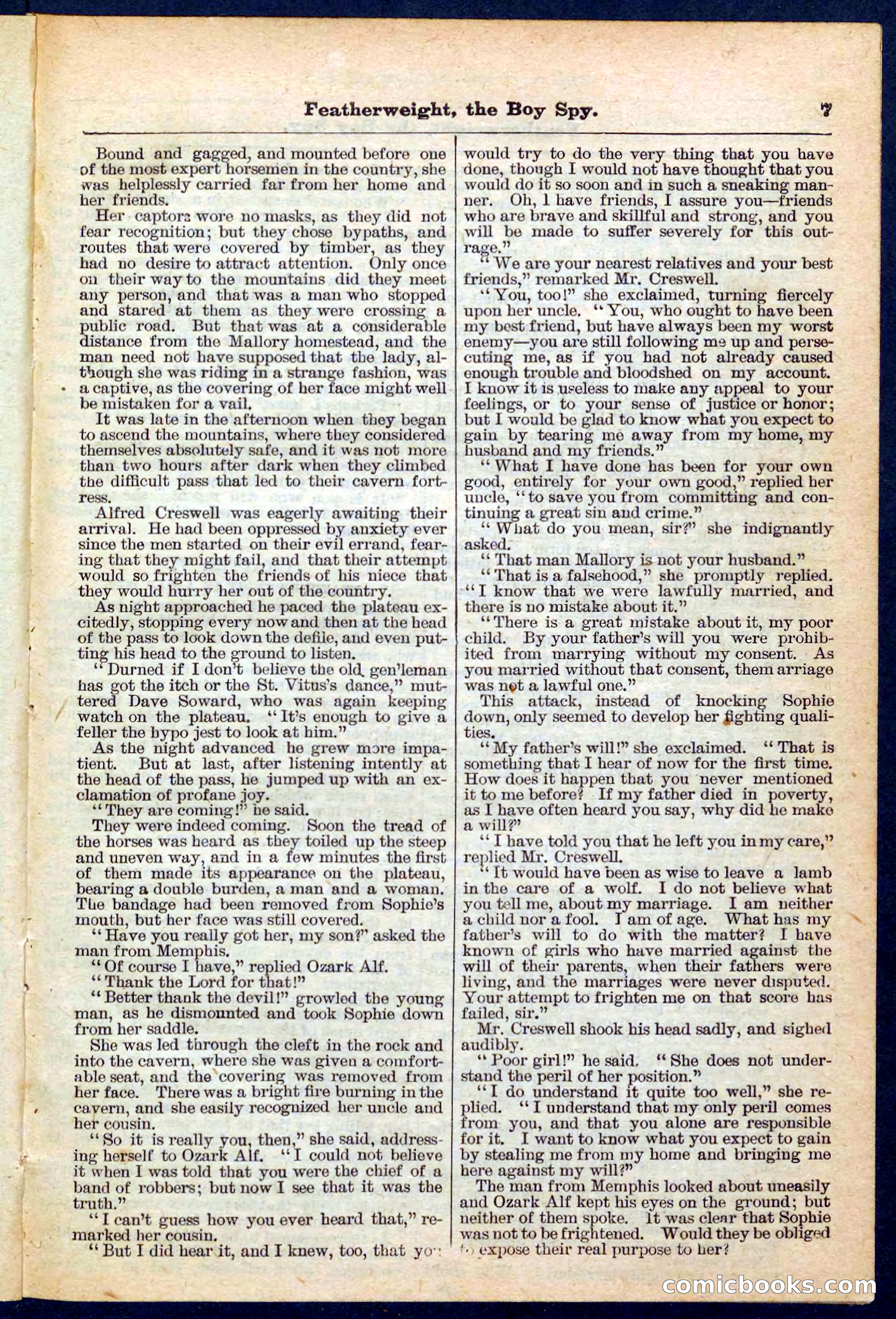 Beadle's Pocket Library No. 184 — page 7 of 32