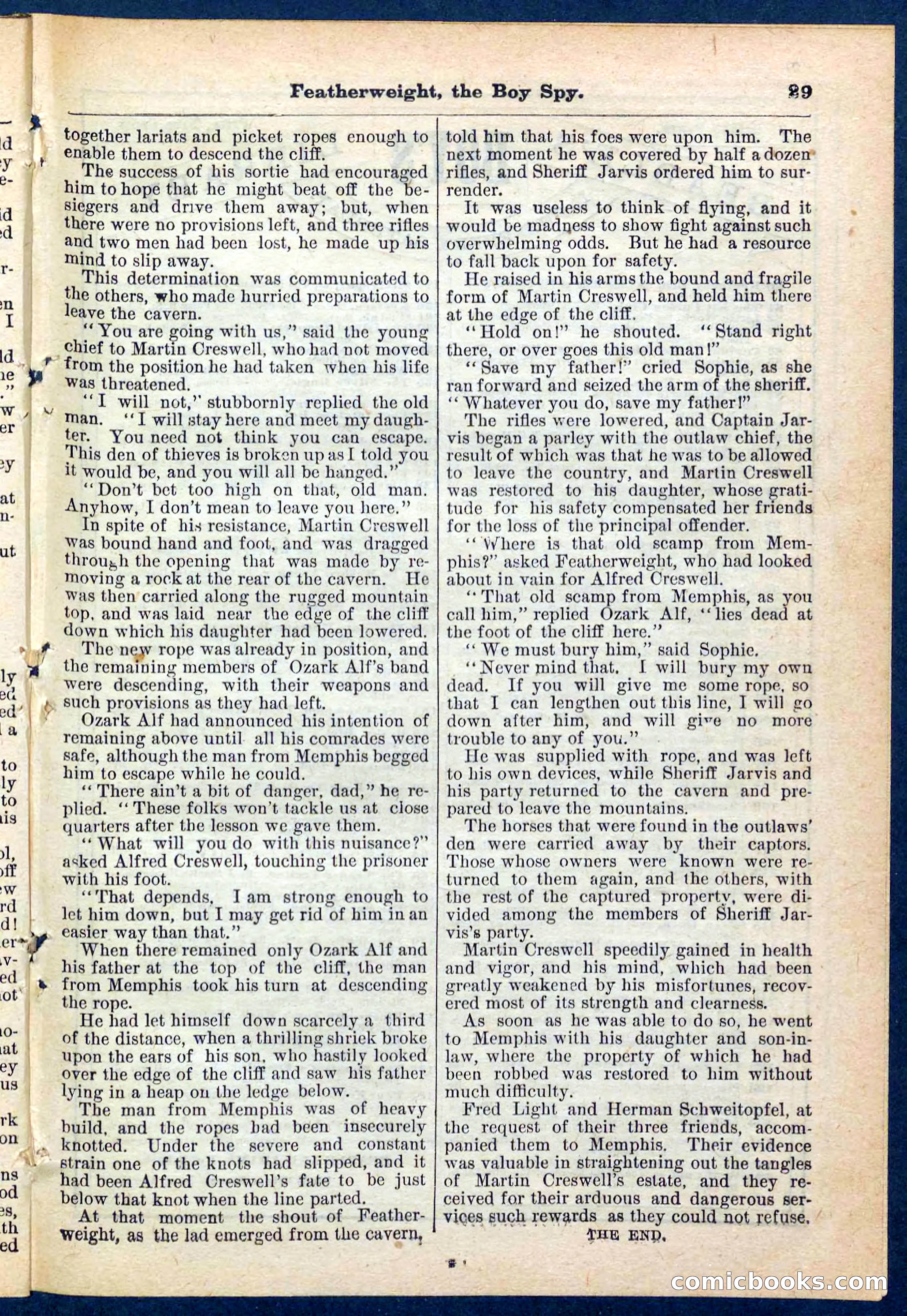 Beadle's Pocket Library No. 184 — page 29 of 32