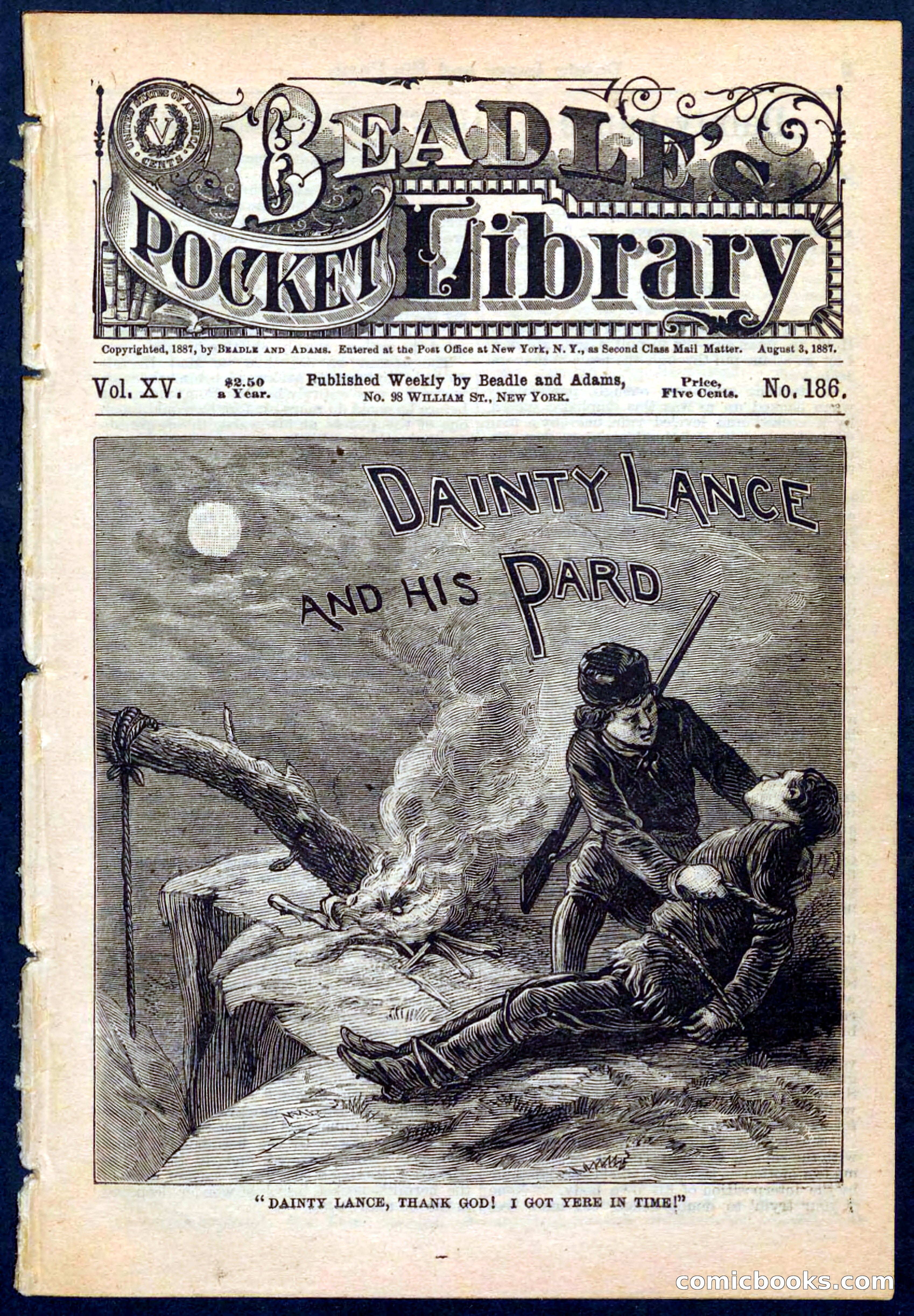 Beadle's Pocket Library No. 186 — page 1 of 32