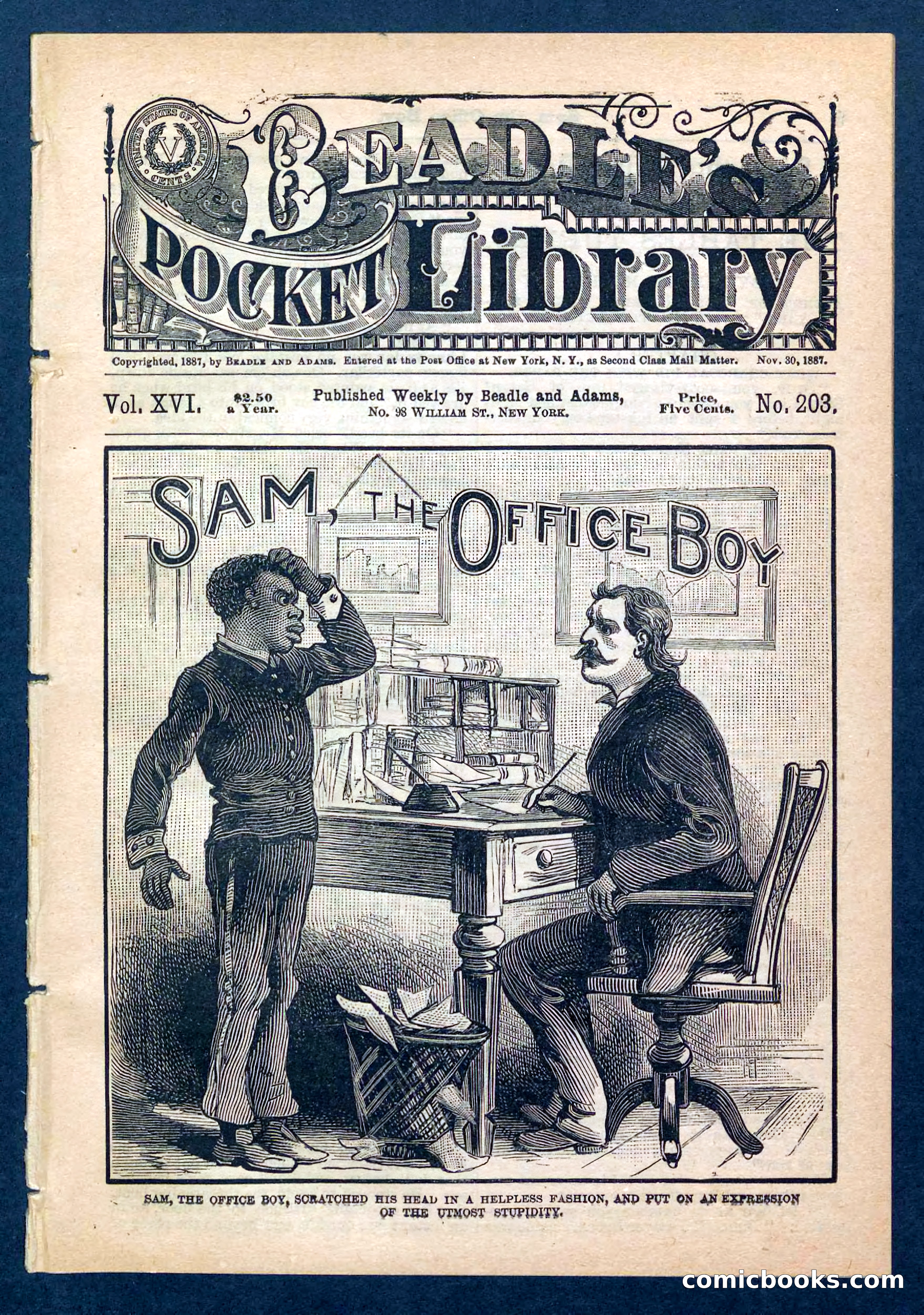 Beadle's Pocket Library, No. 203
