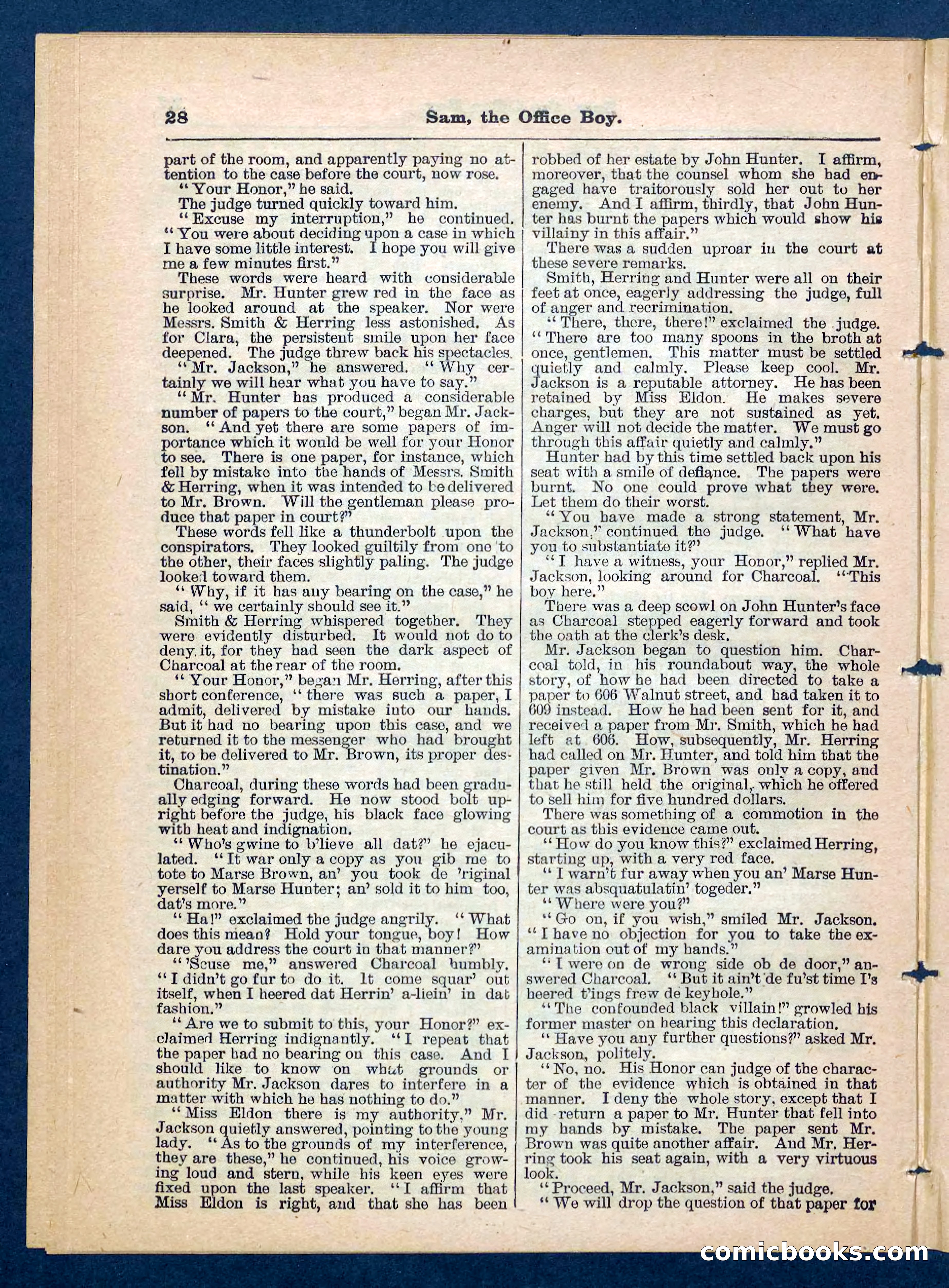 Beadle's Pocket Library, No. 203 — page 28 of 32
