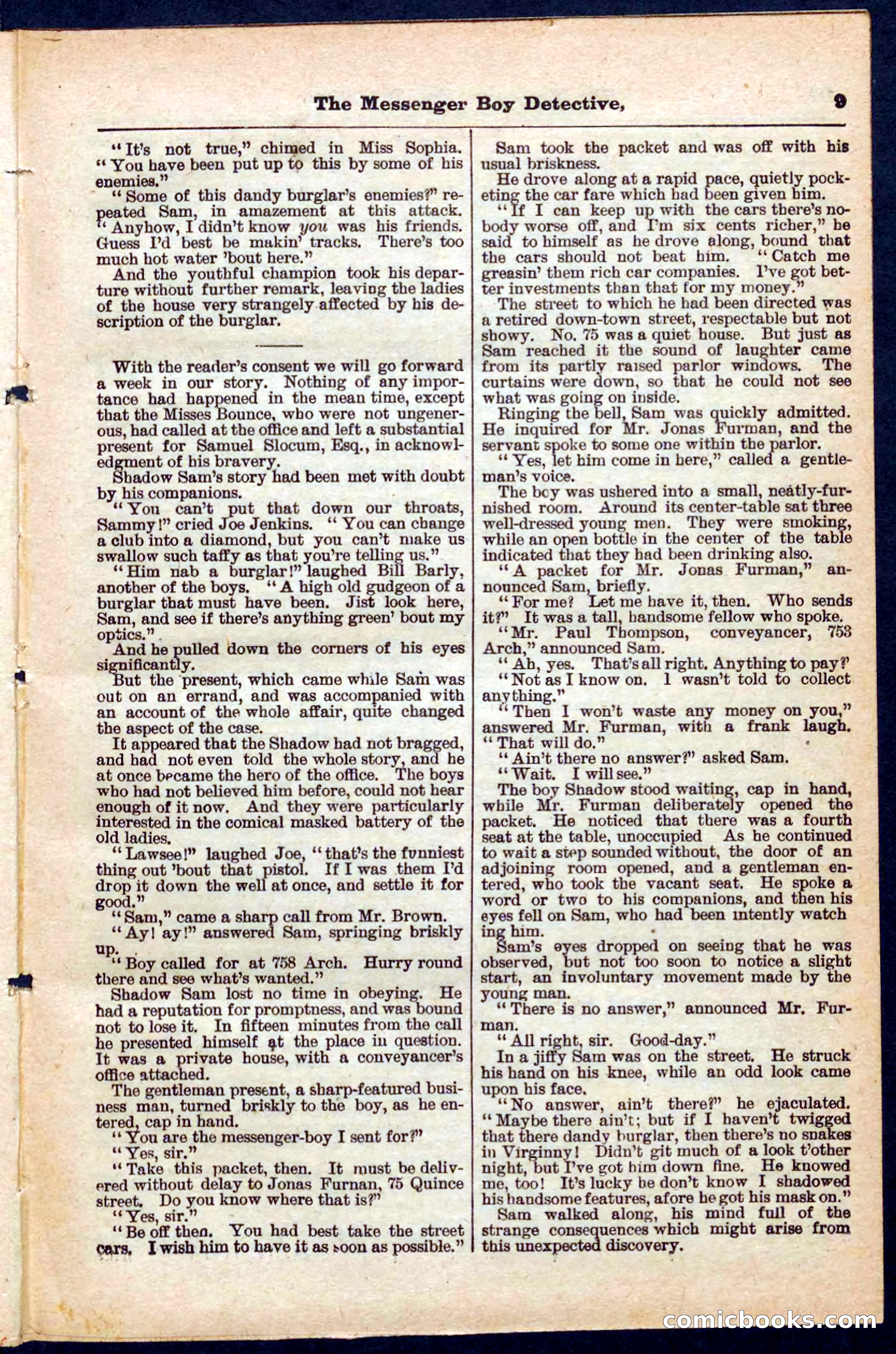 The Messenger Boy Detective — page 9 of 32