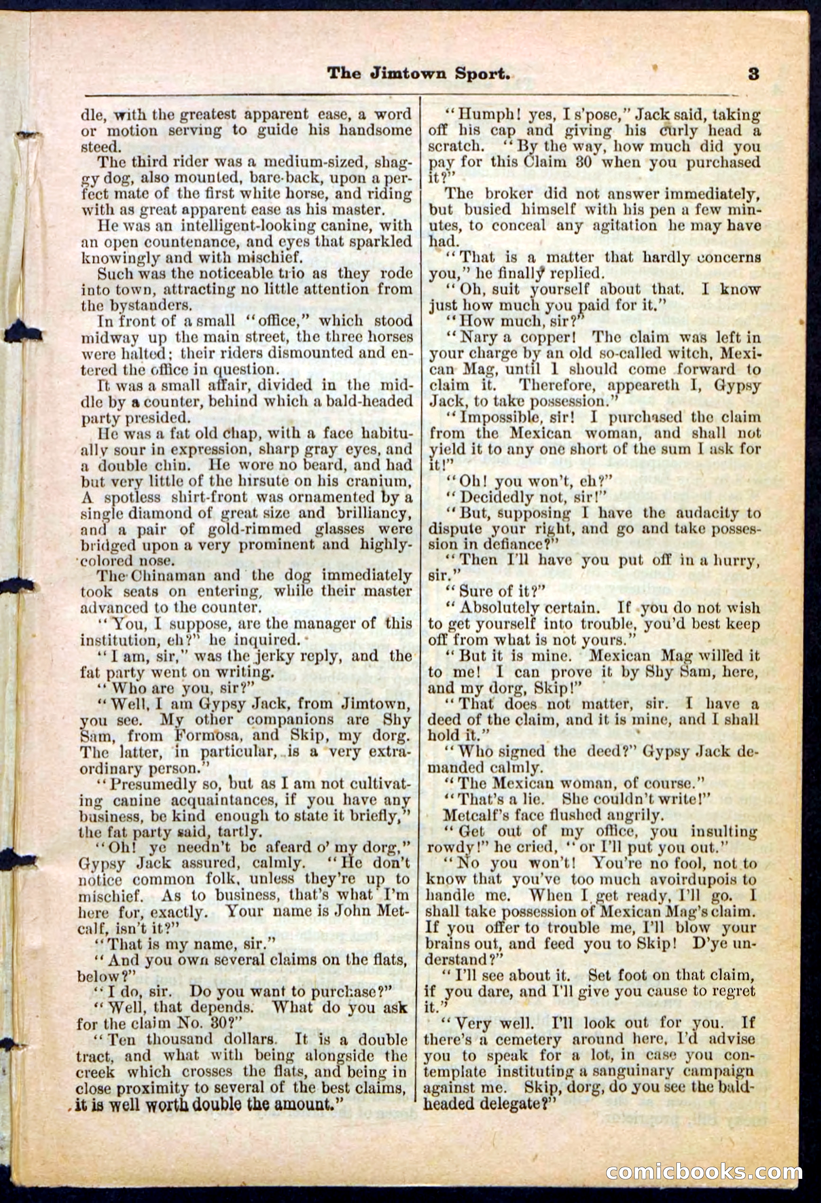 The Jimtown Sport by E.L. Wheeler — page 3 of 32