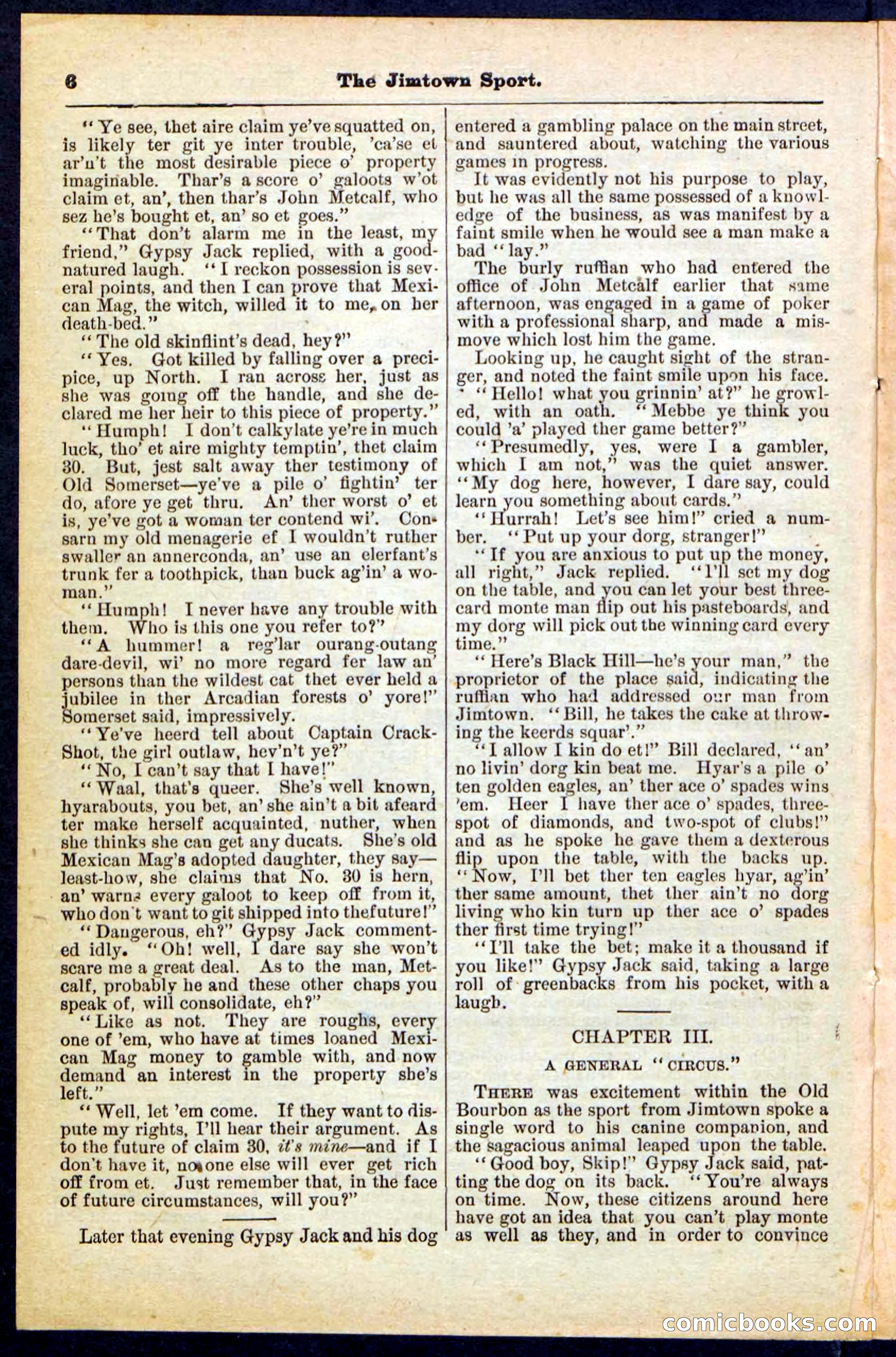 The Jimtown Sport by E.L. Wheeler — page 6 of 32