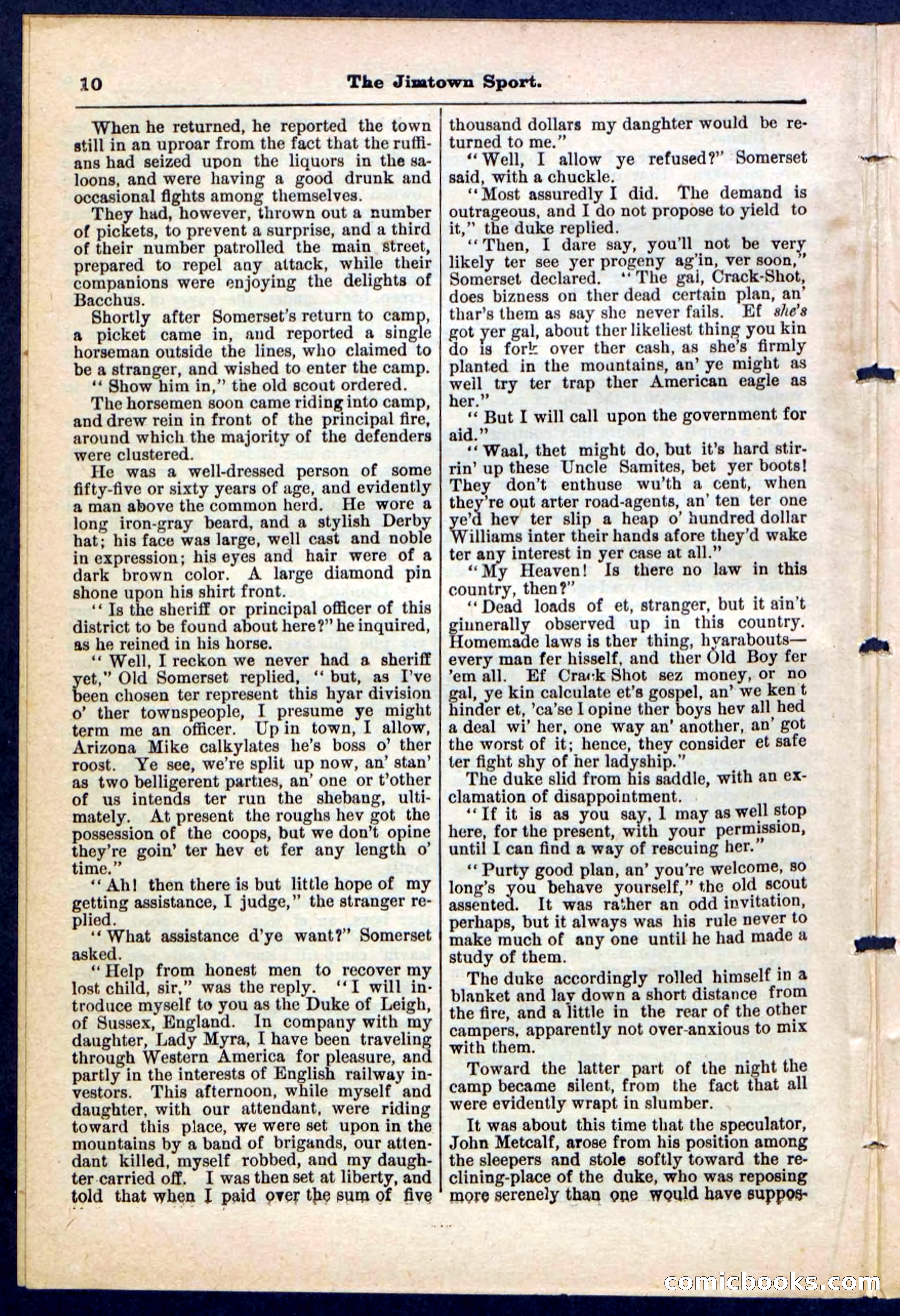 The Jimtown Sport by E.L. Wheeler — page 10 of 32