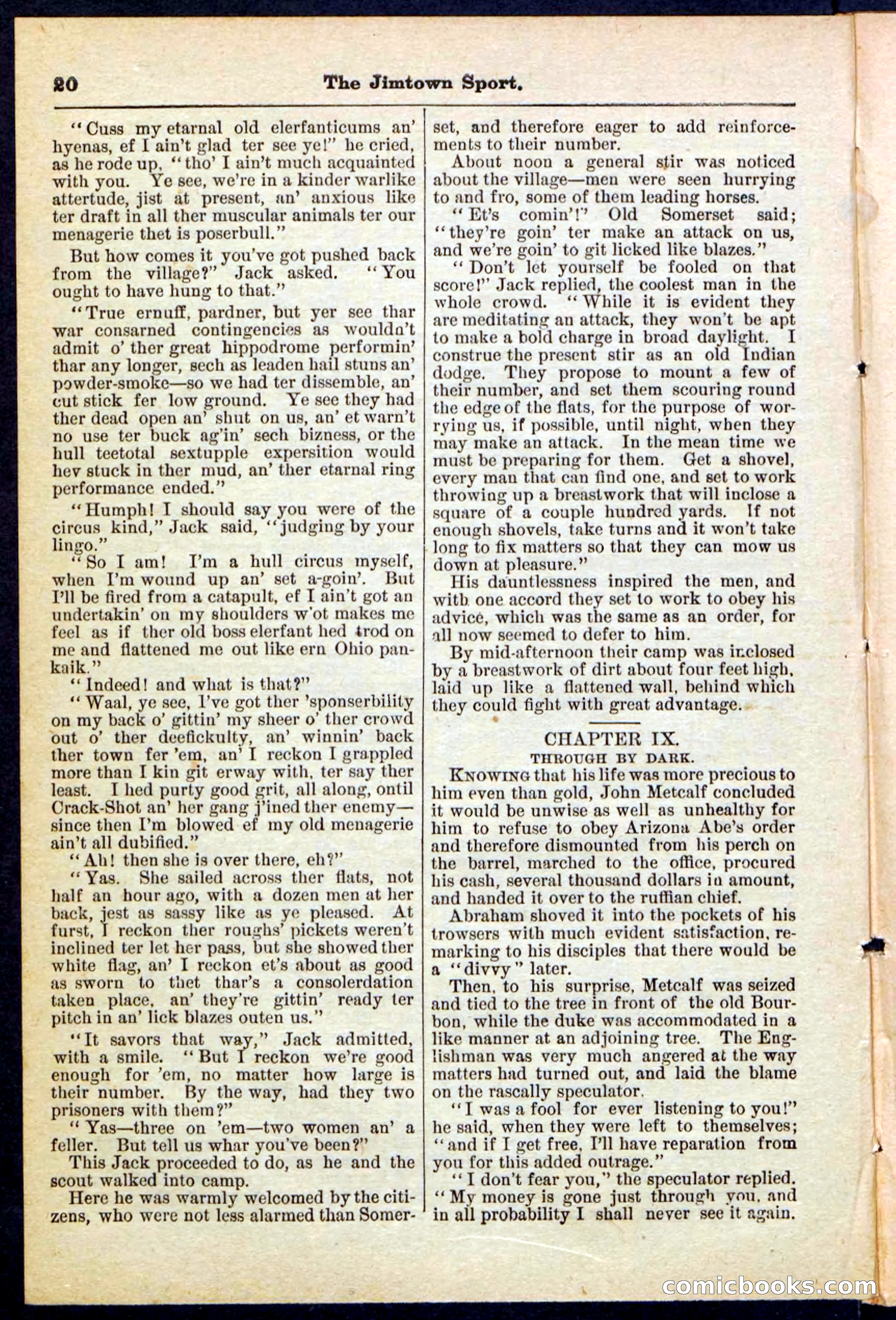 The Jimtown Sport by E.L. Wheeler — page 20 of 32