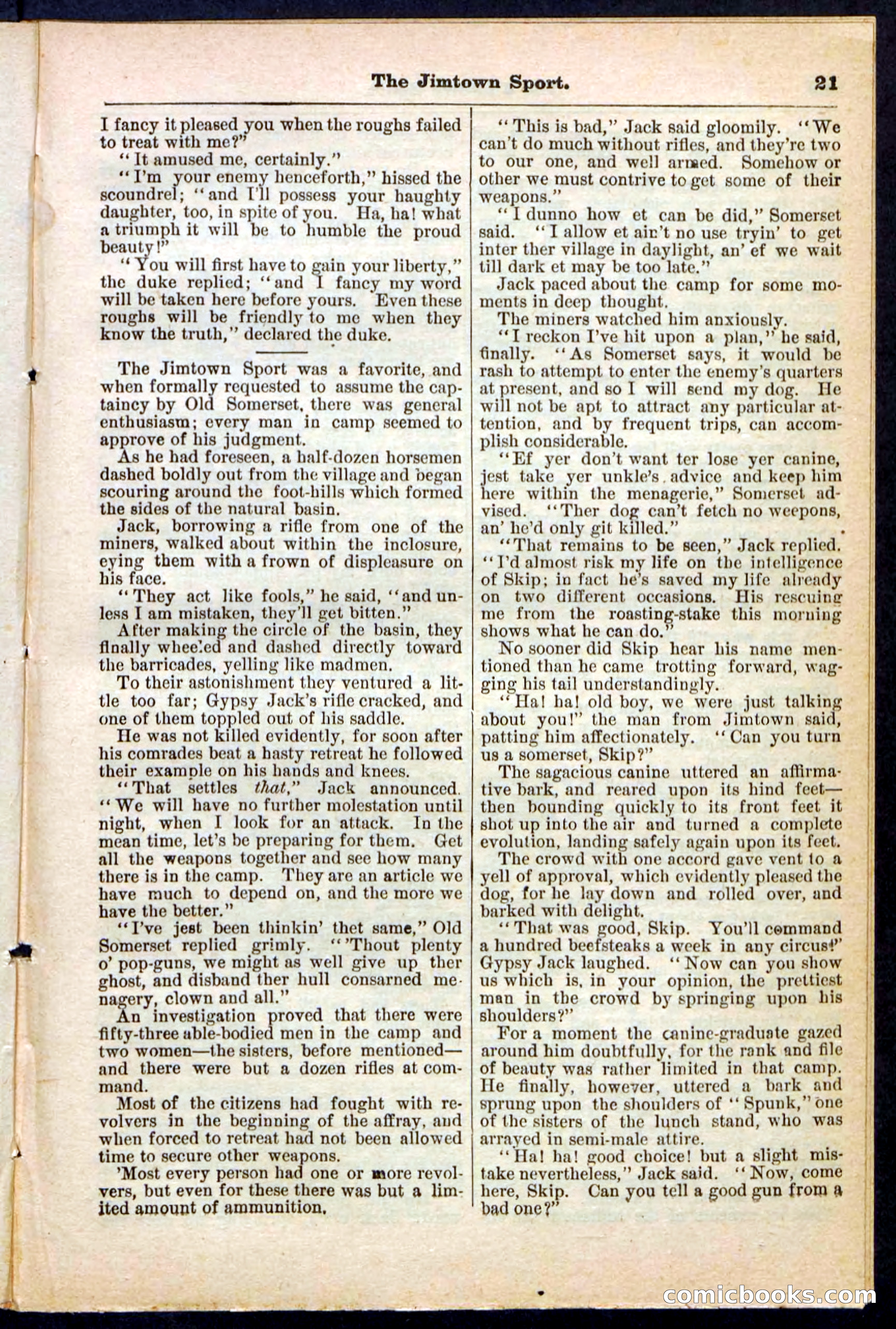 The Jimtown Sport by E.L. Wheeler — page 21 of 32