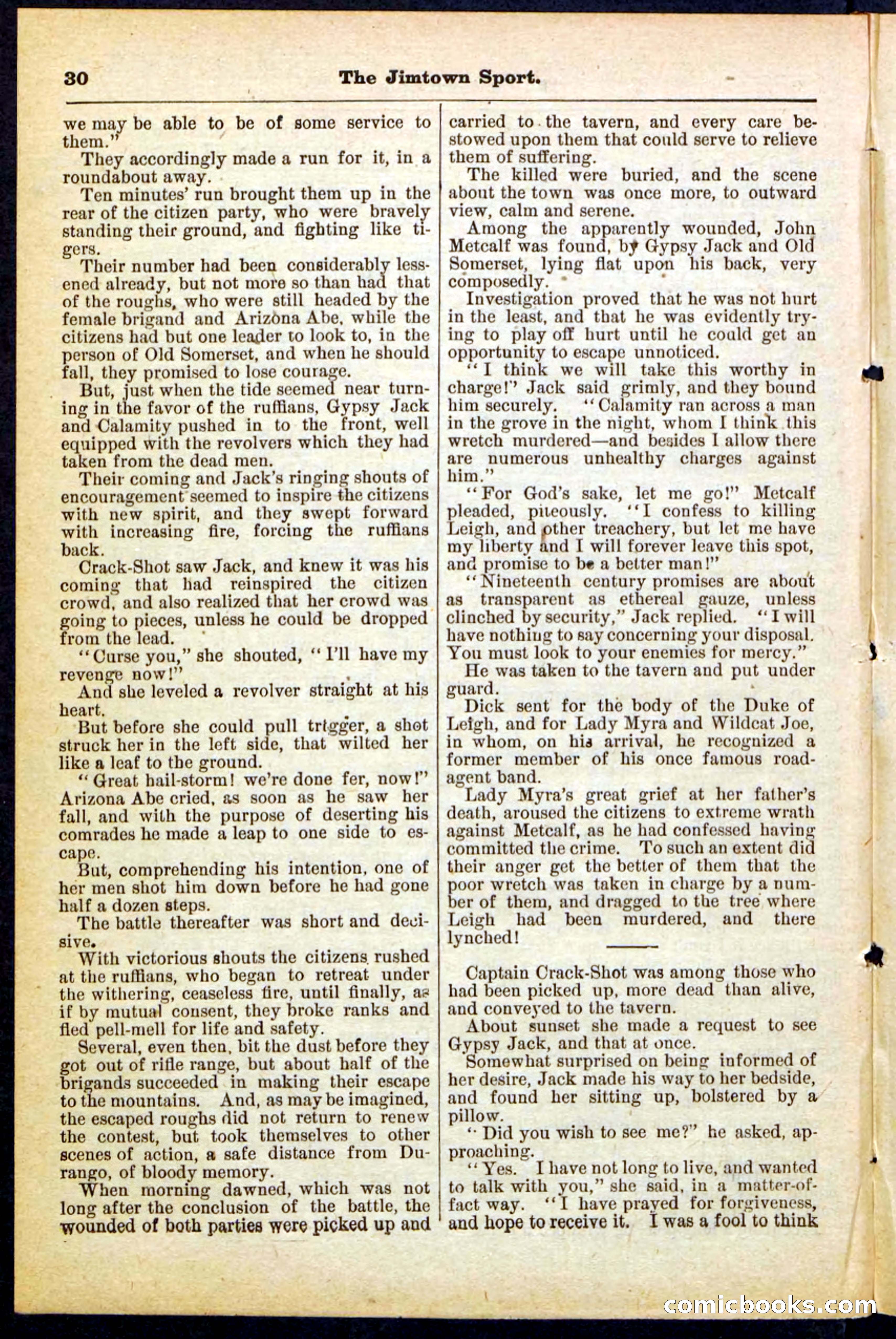 The Jimtown Sport by E.L. Wheeler — page 30 of 32