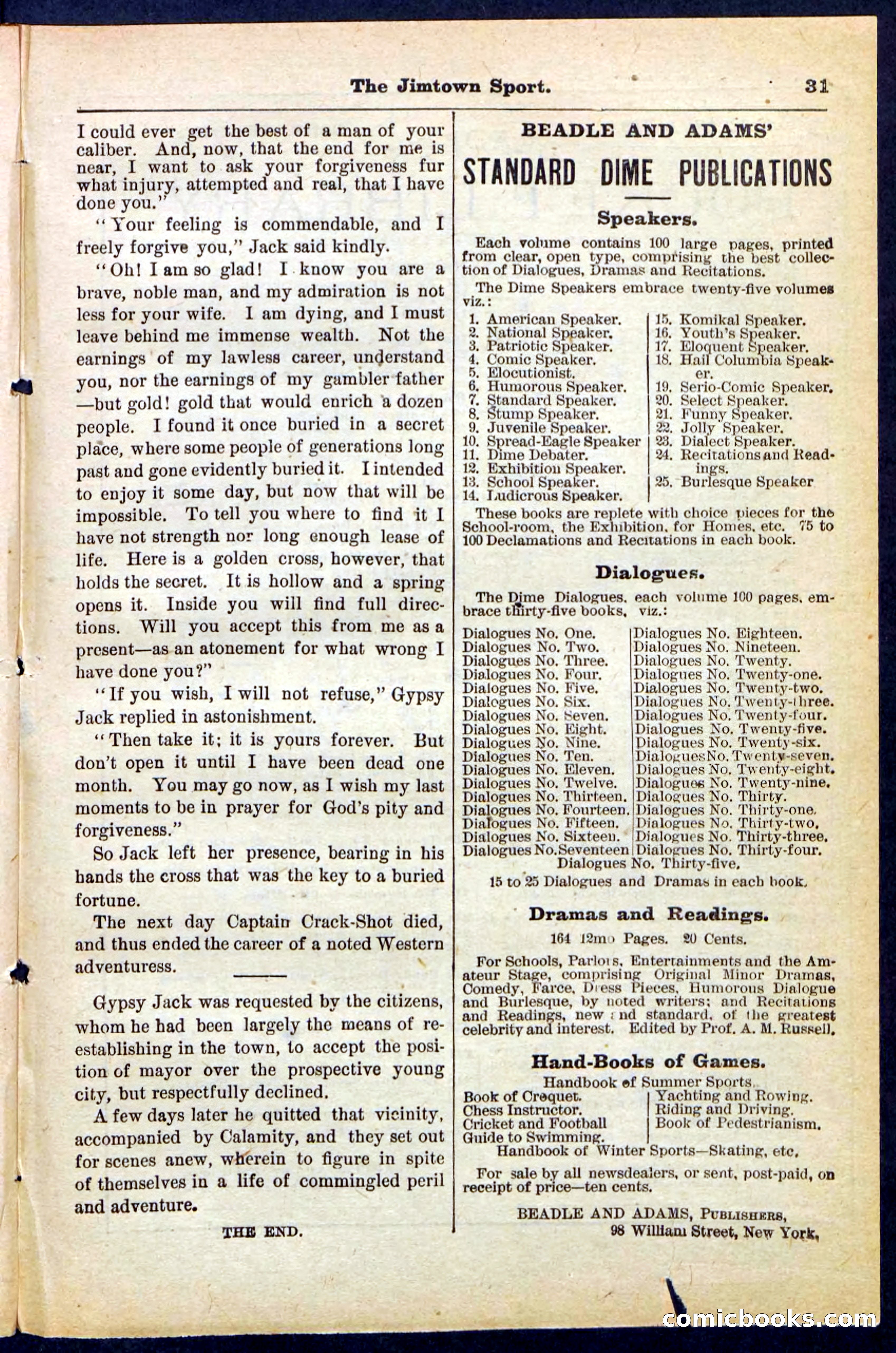 The Jimtown Sport by E.L. Wheeler — page 31 of 32