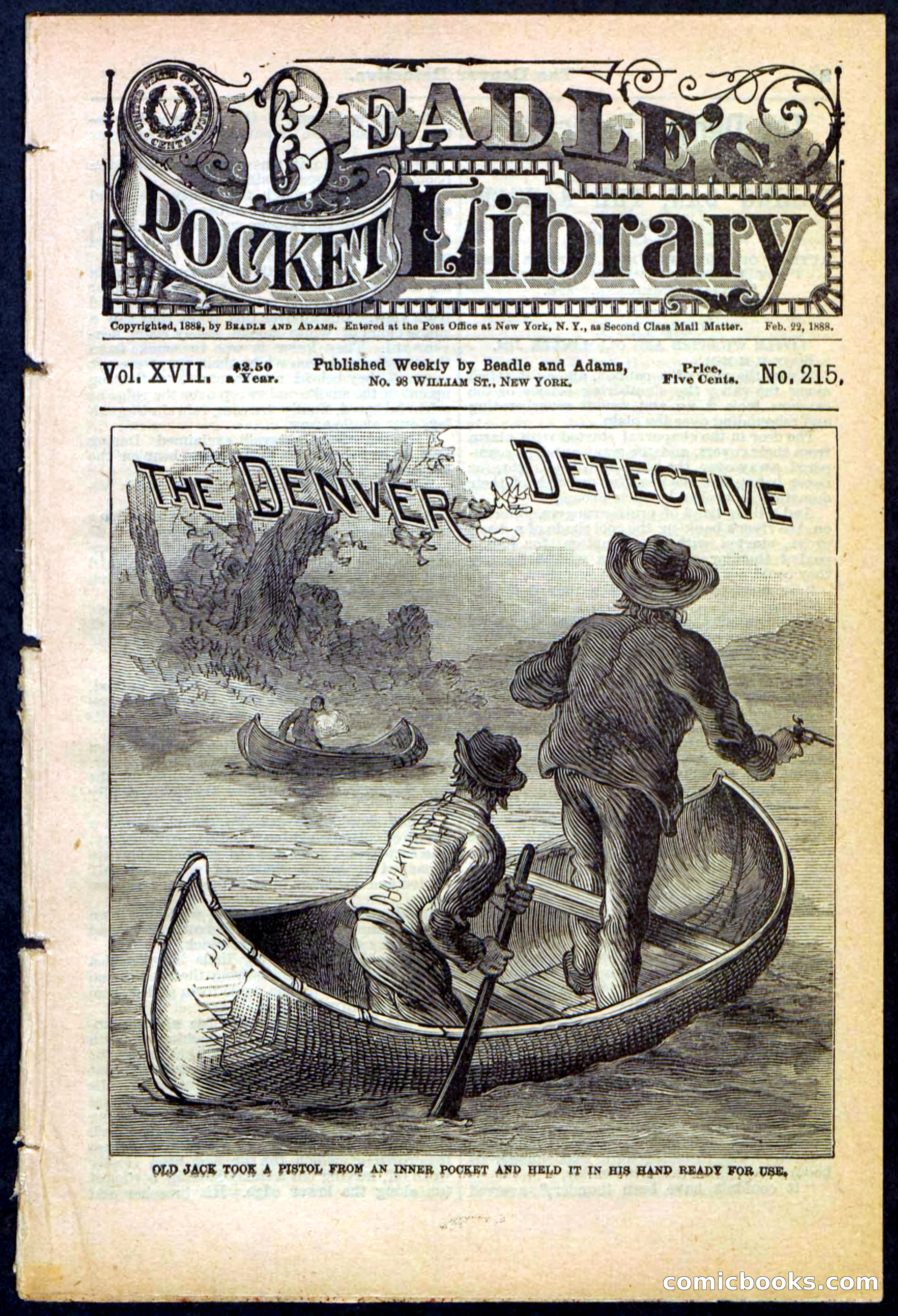 Beadle's Pocket Library No. 215