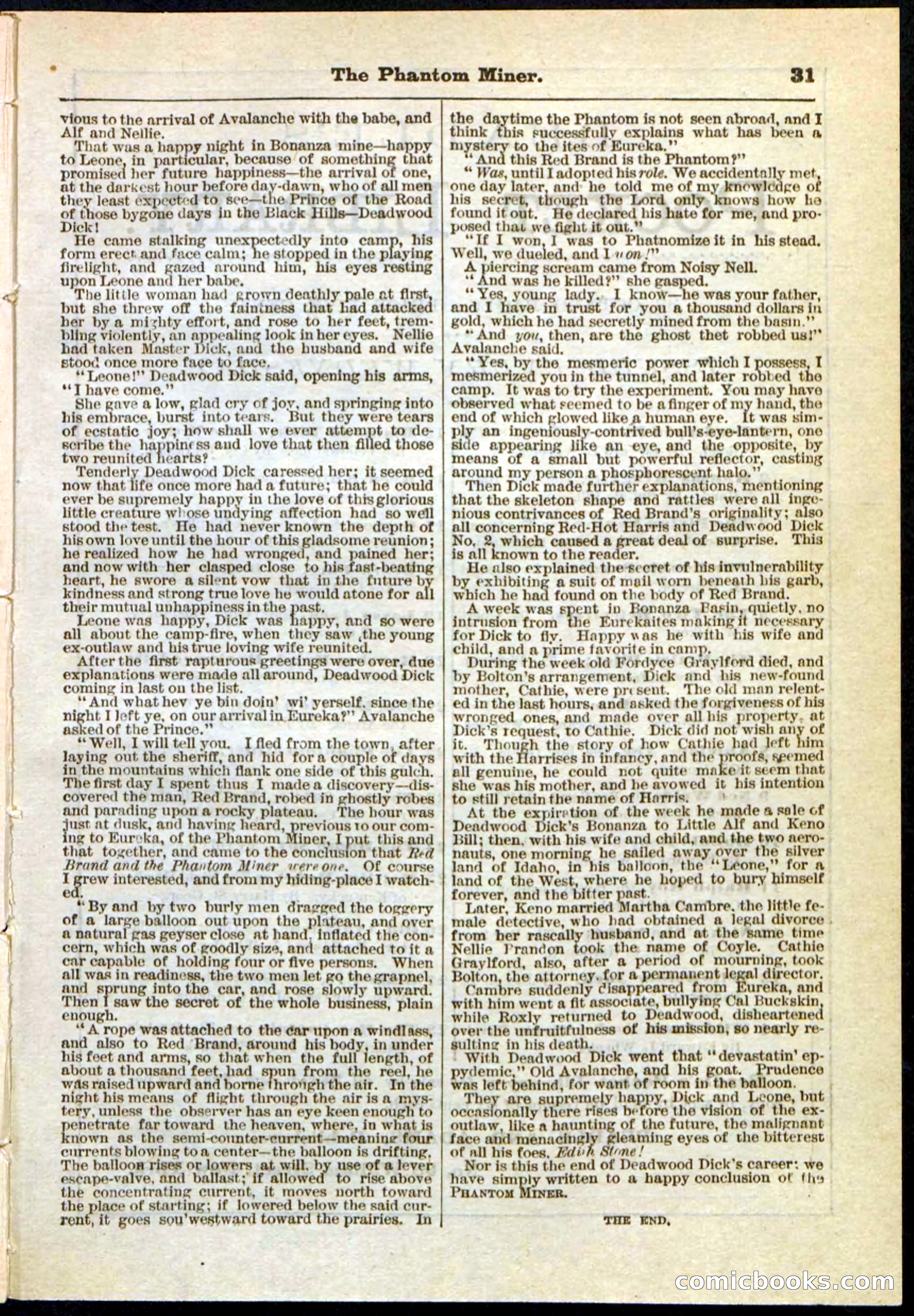 Beadle's Pocket Library No. 22 — page 31 of 32