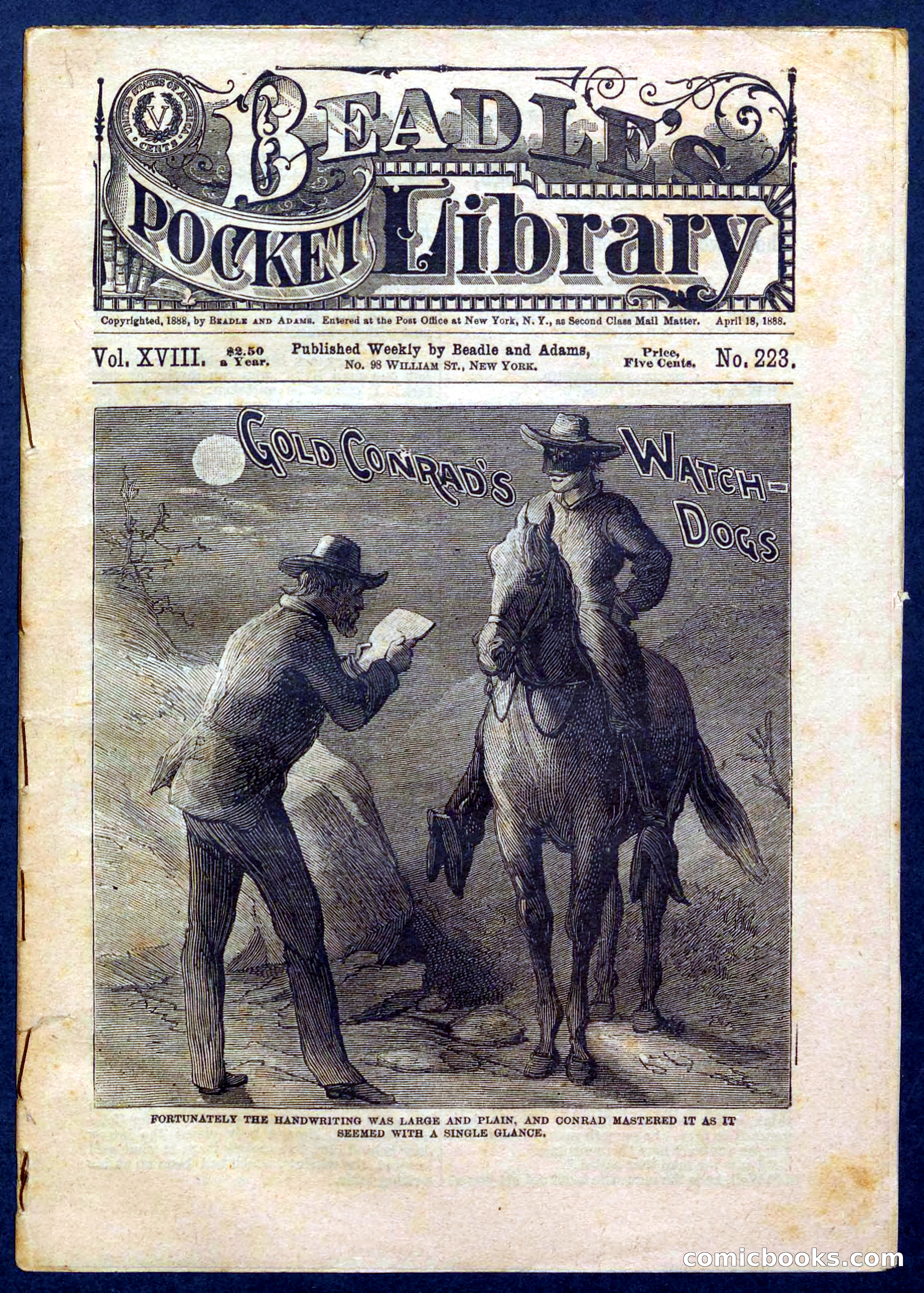 Beadle's Pocket Library No. 223