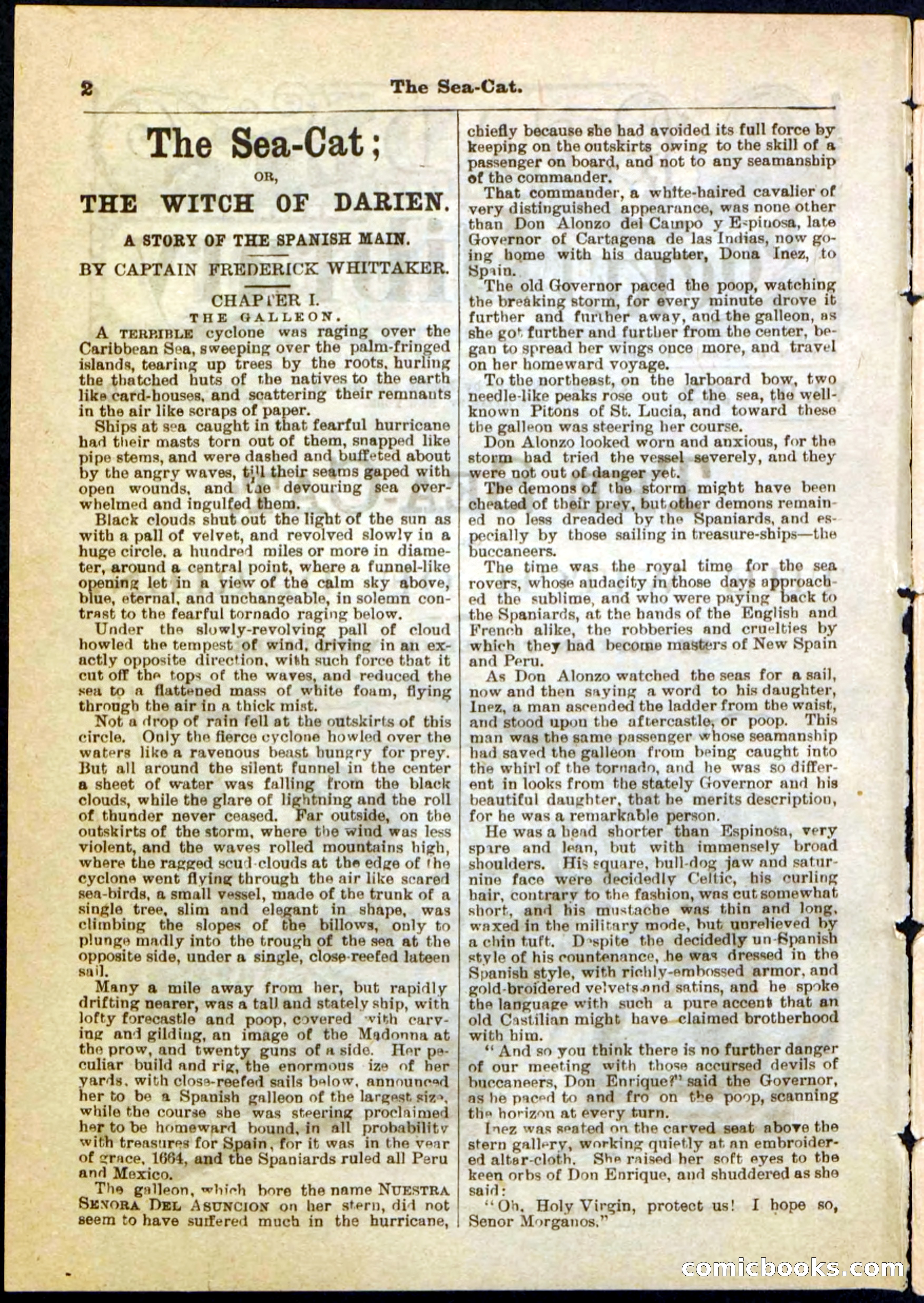 The Sea-Cat; or, The Witch of Darien — page 2 of 32