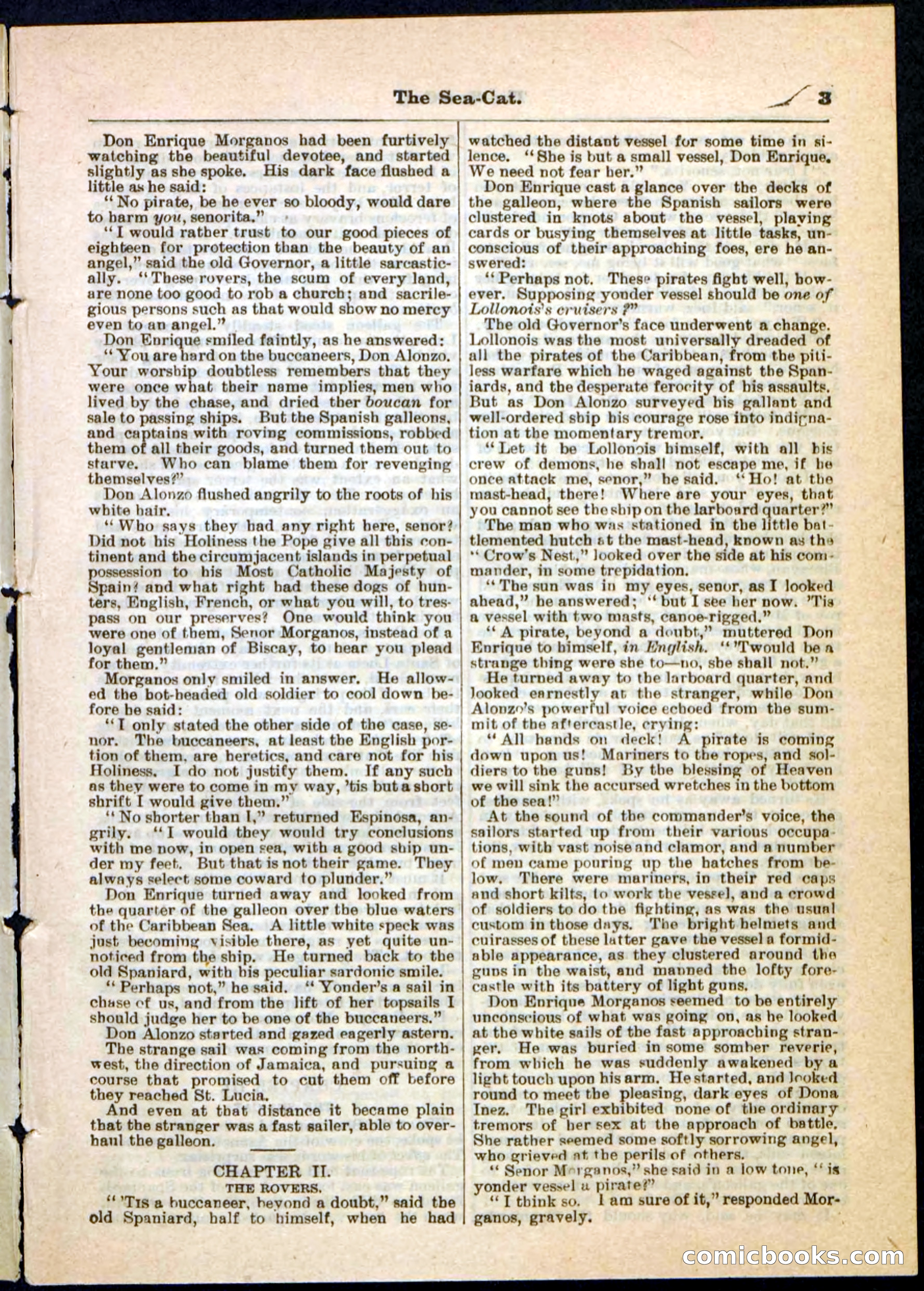 The Sea-Cat; or, The Witch of Darien — page 3 of 32