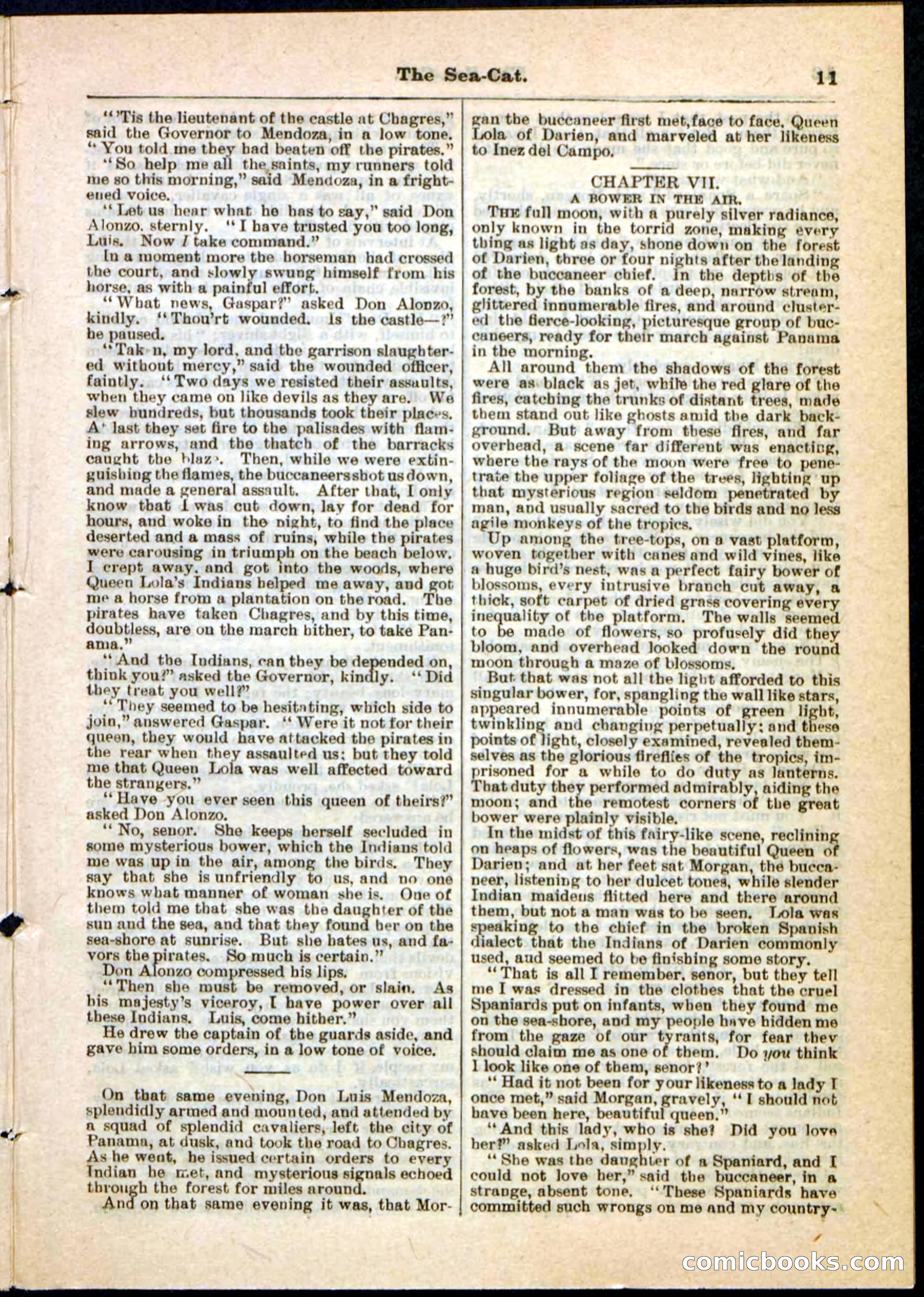 The Sea-Cat; or, The Witch of Darien — page 11 of 32