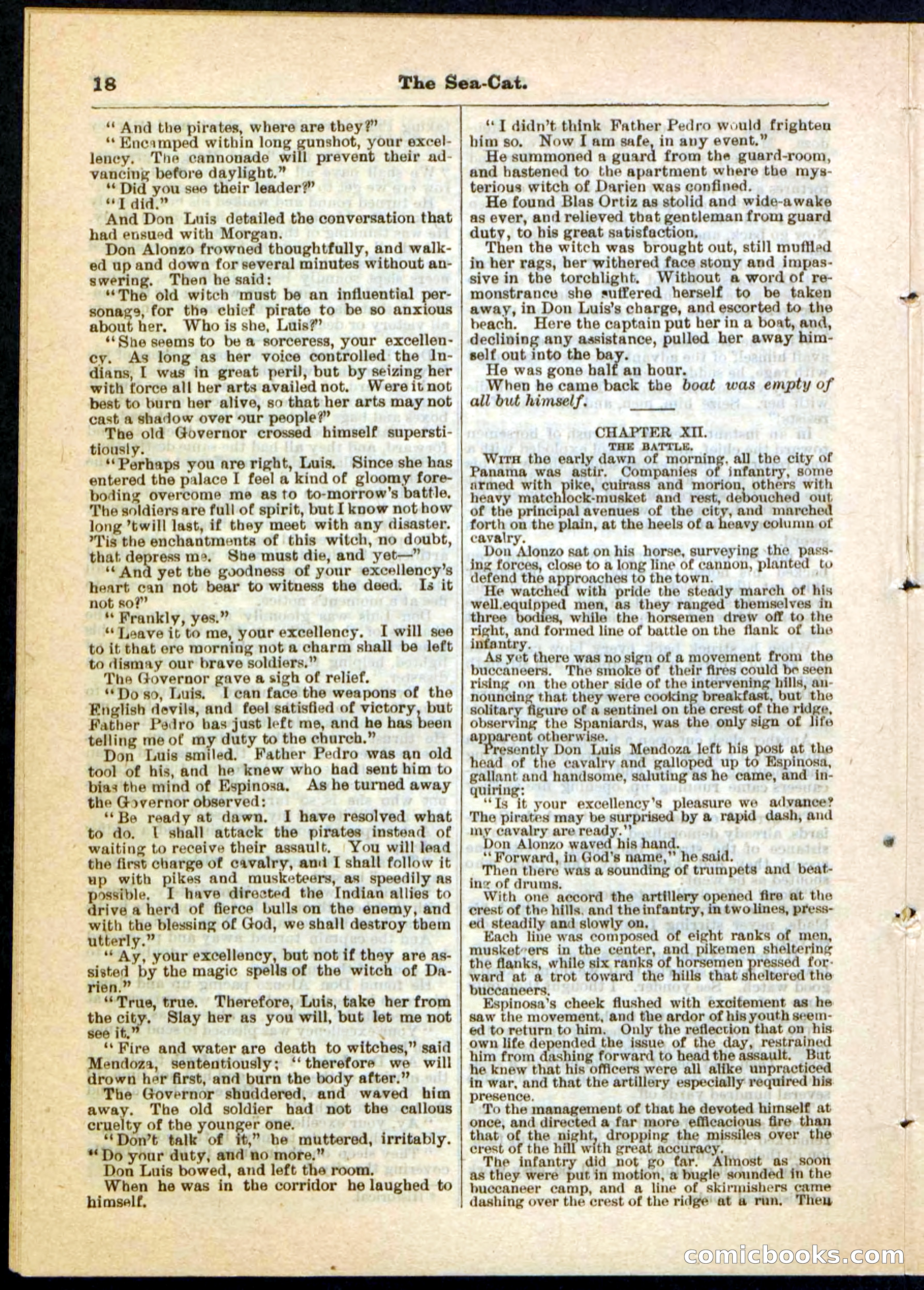 The Sea-Cat; or, The Witch of Darien — page 18 of 32