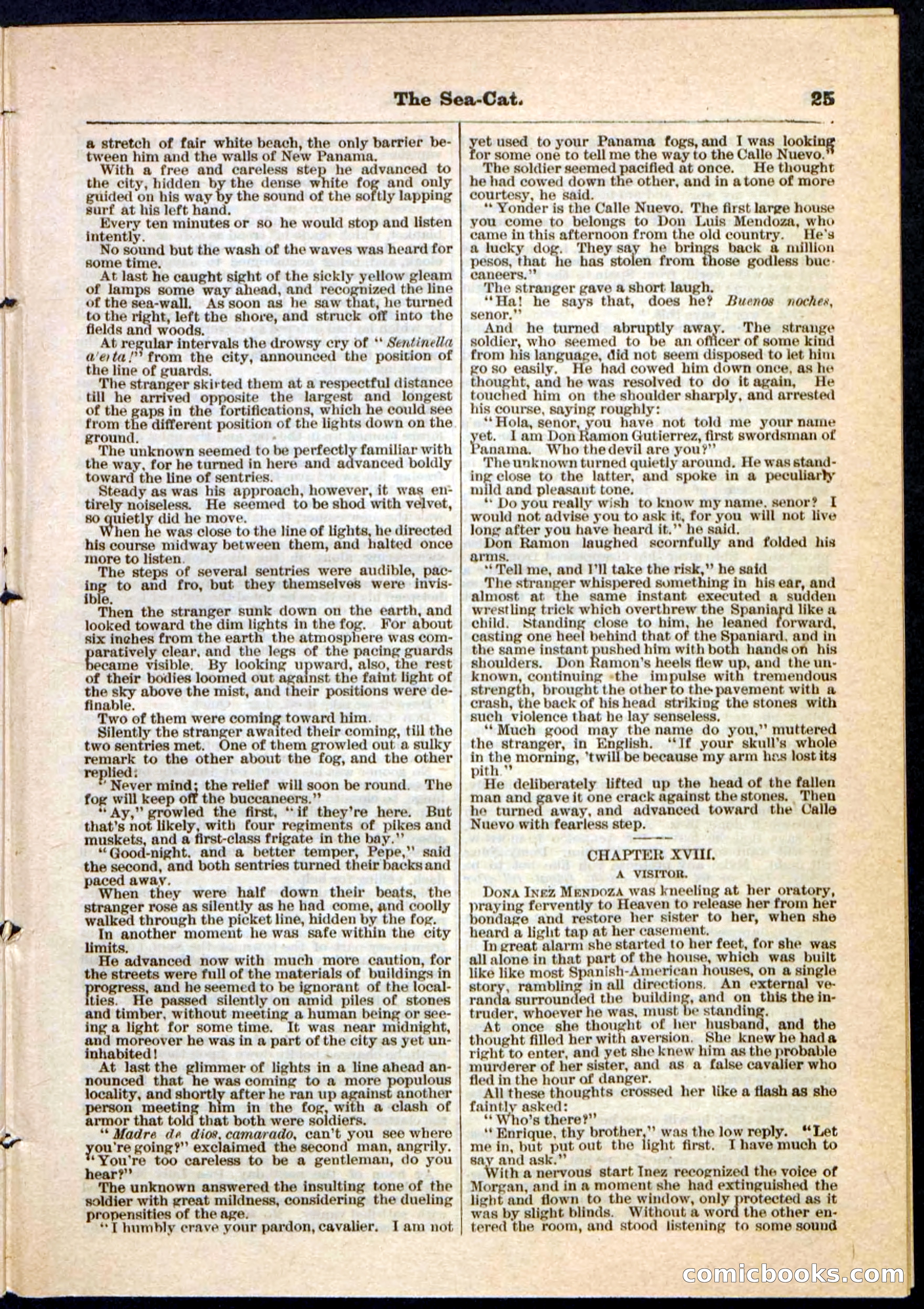 The Sea-Cat; or, The Witch of Darien — page 25 of 32