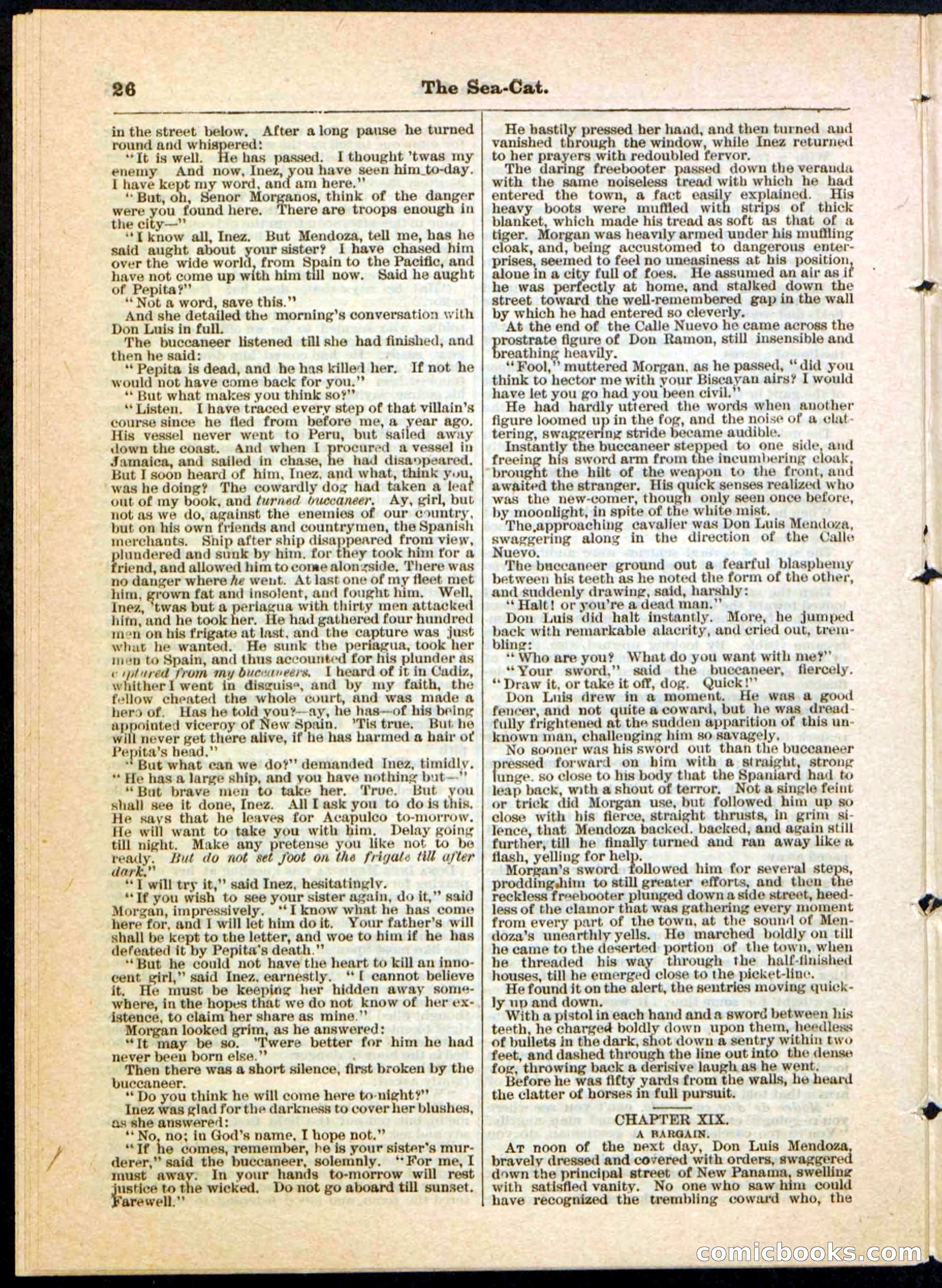 The Sea-Cat; or, The Witch of Darien — page 26 of 32
