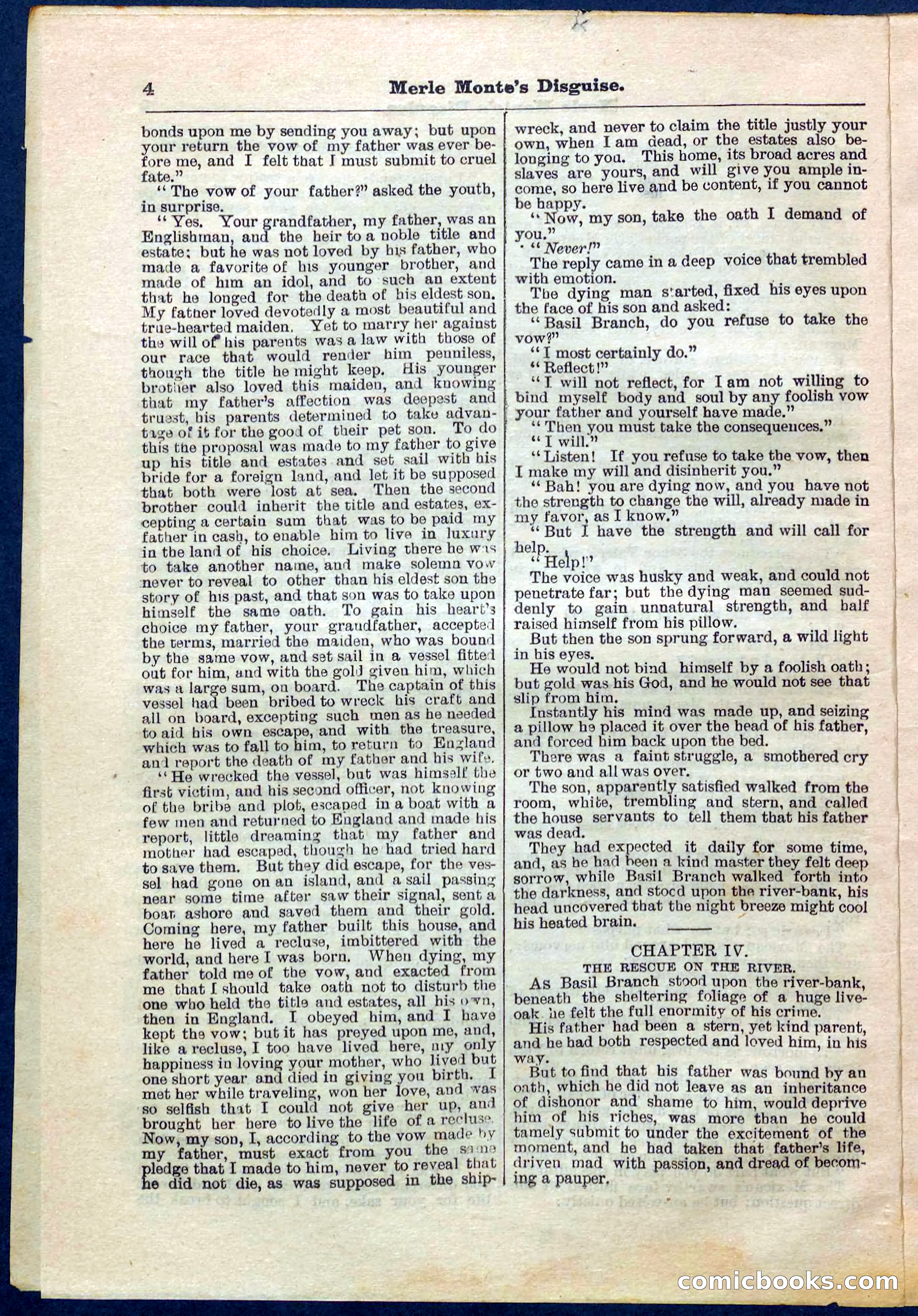 Beadle's Pocket Library No. 244 — page 4 of 32