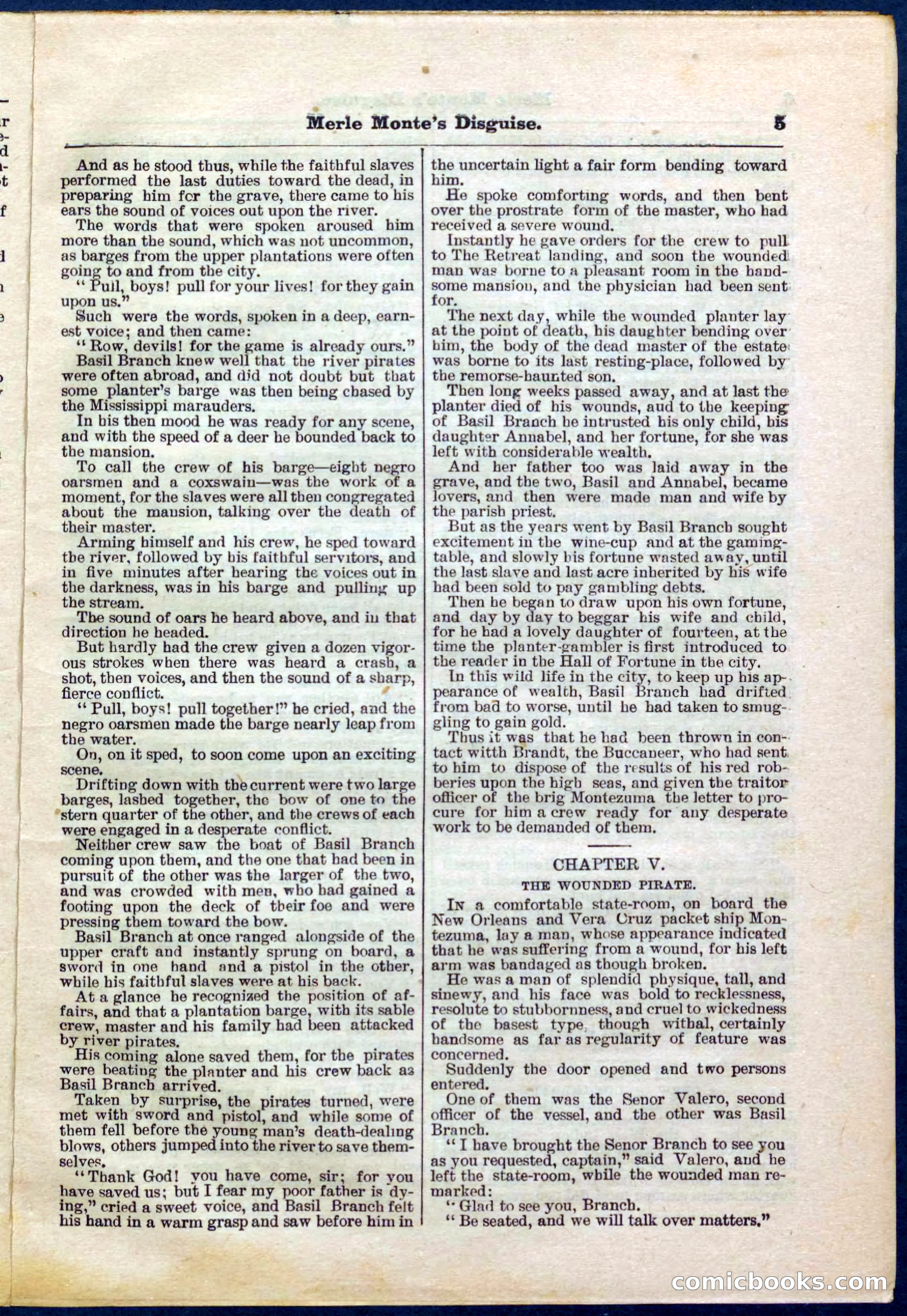 Beadle's Pocket Library No. 244 — page 5 of 32