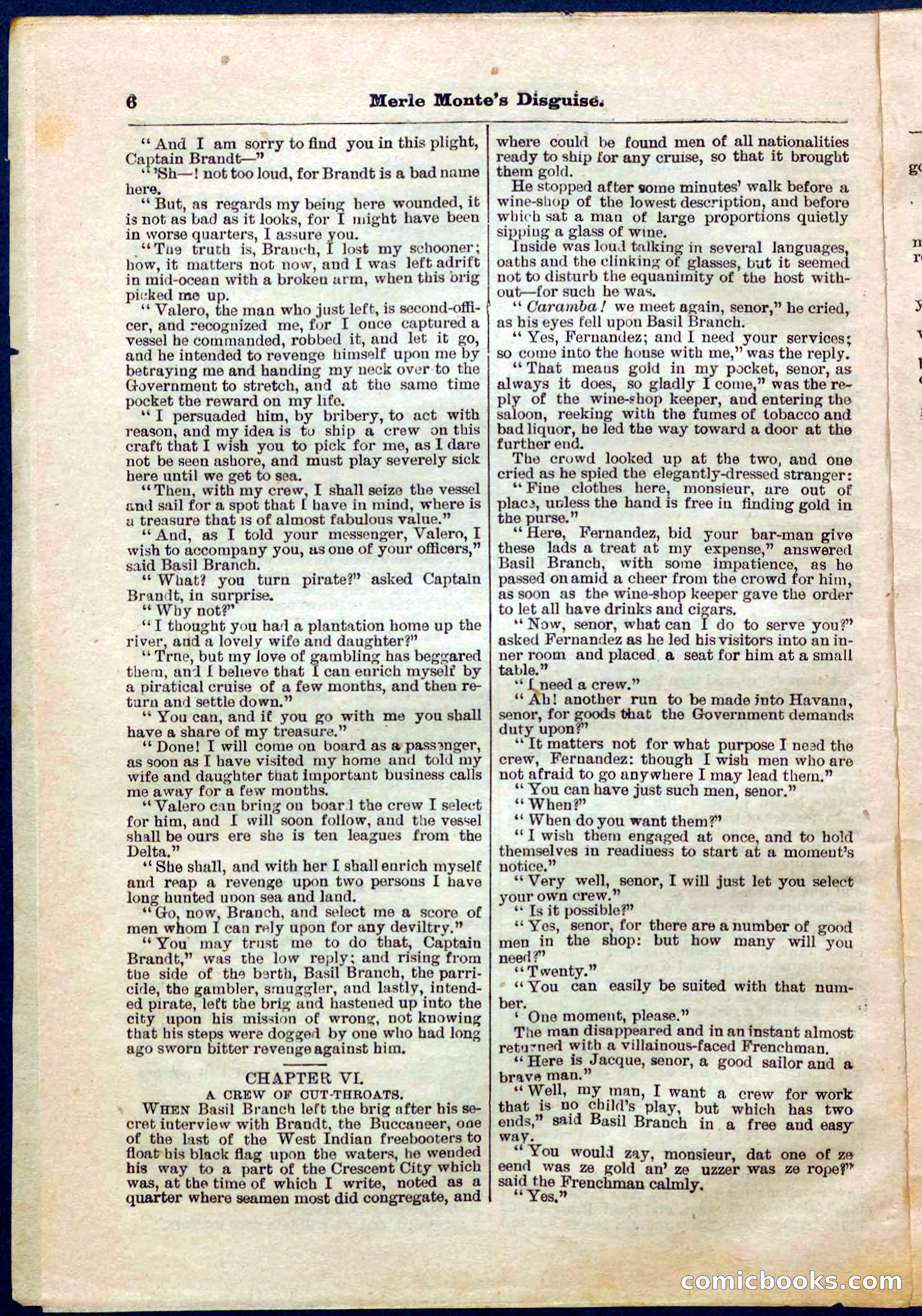 Beadle's Pocket Library No. 244 — page 6 of 32