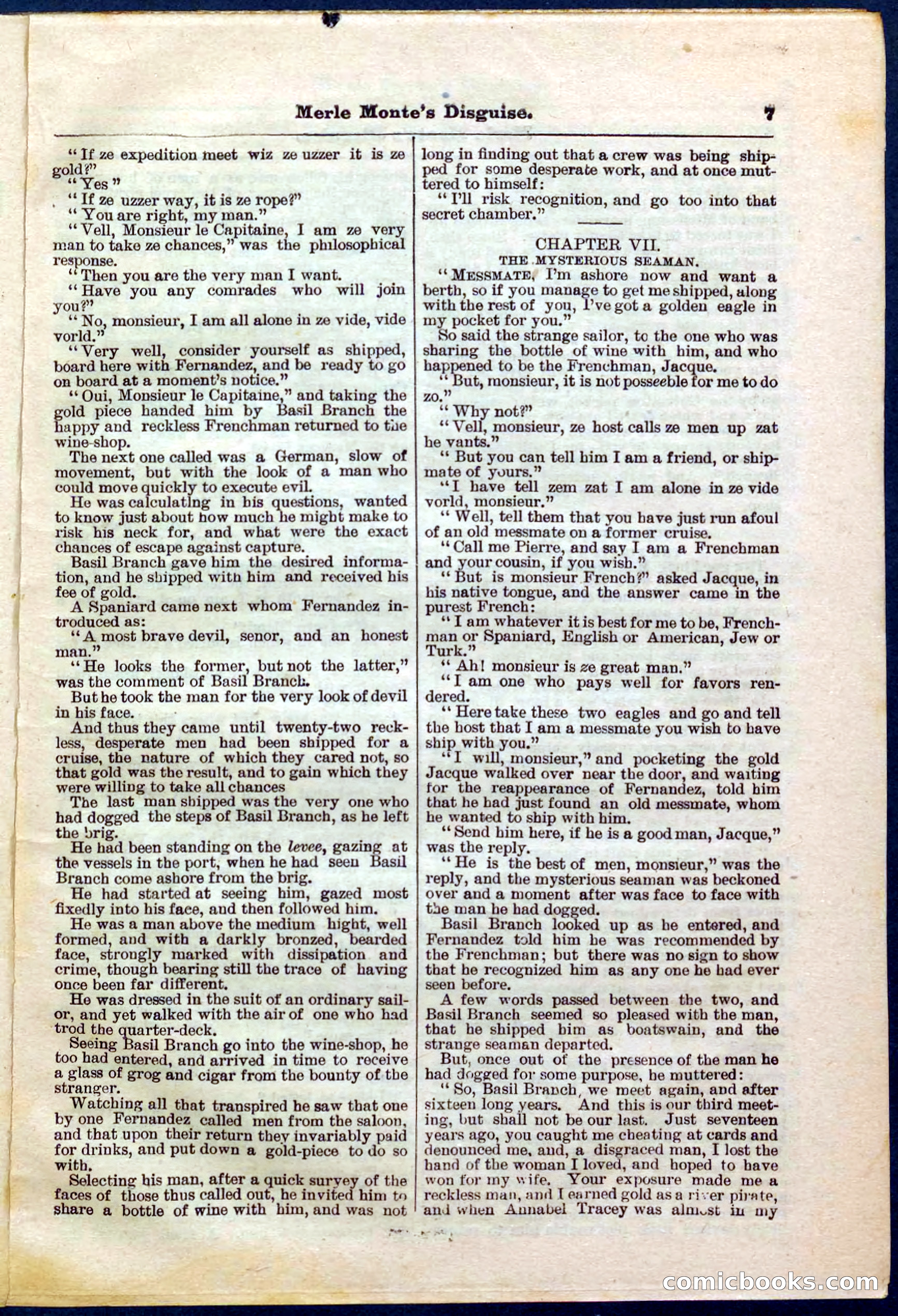 Beadle's Pocket Library No. 244 — page 7 of 32