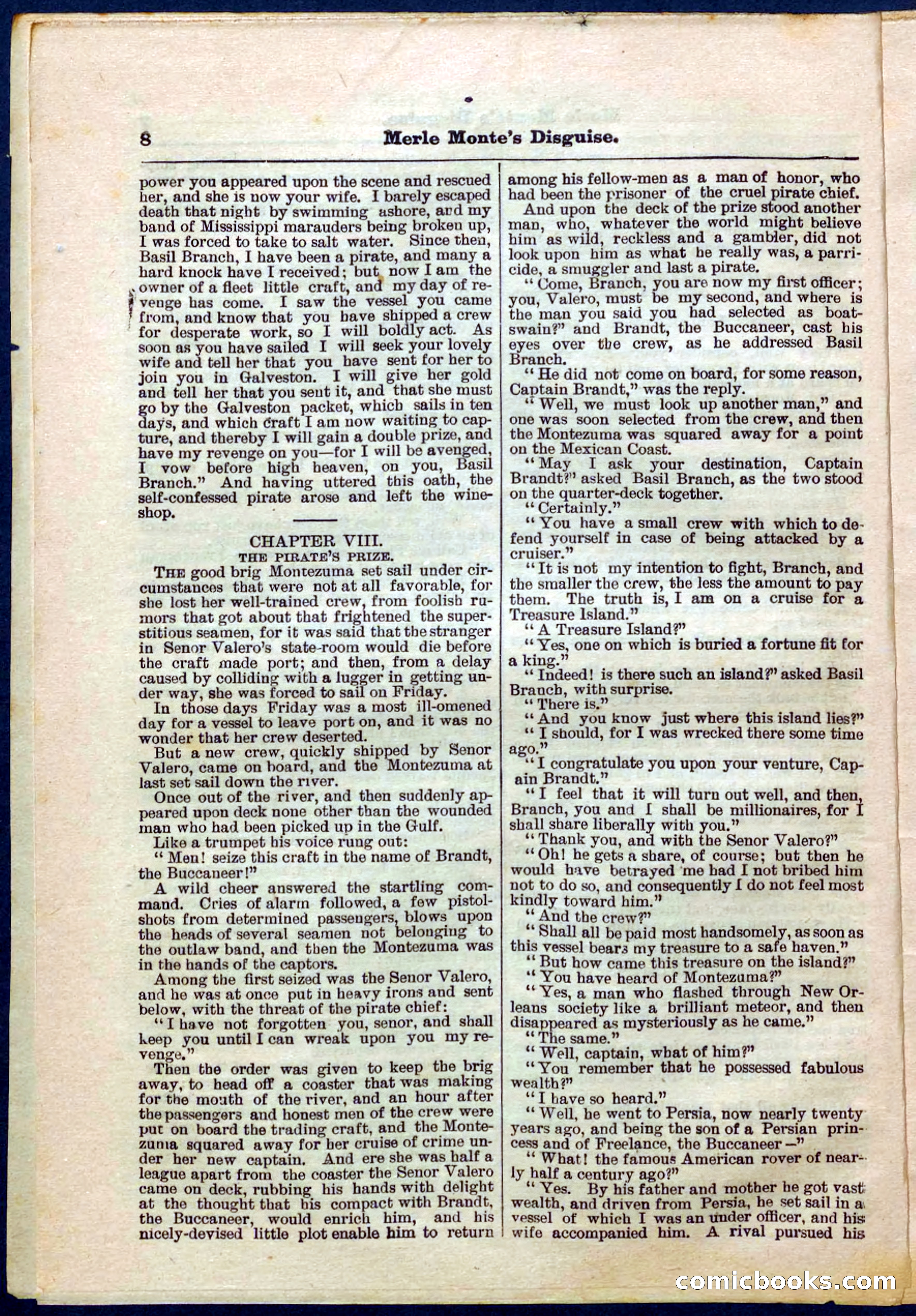 Beadle's Pocket Library No. 244 — page 8 of 32