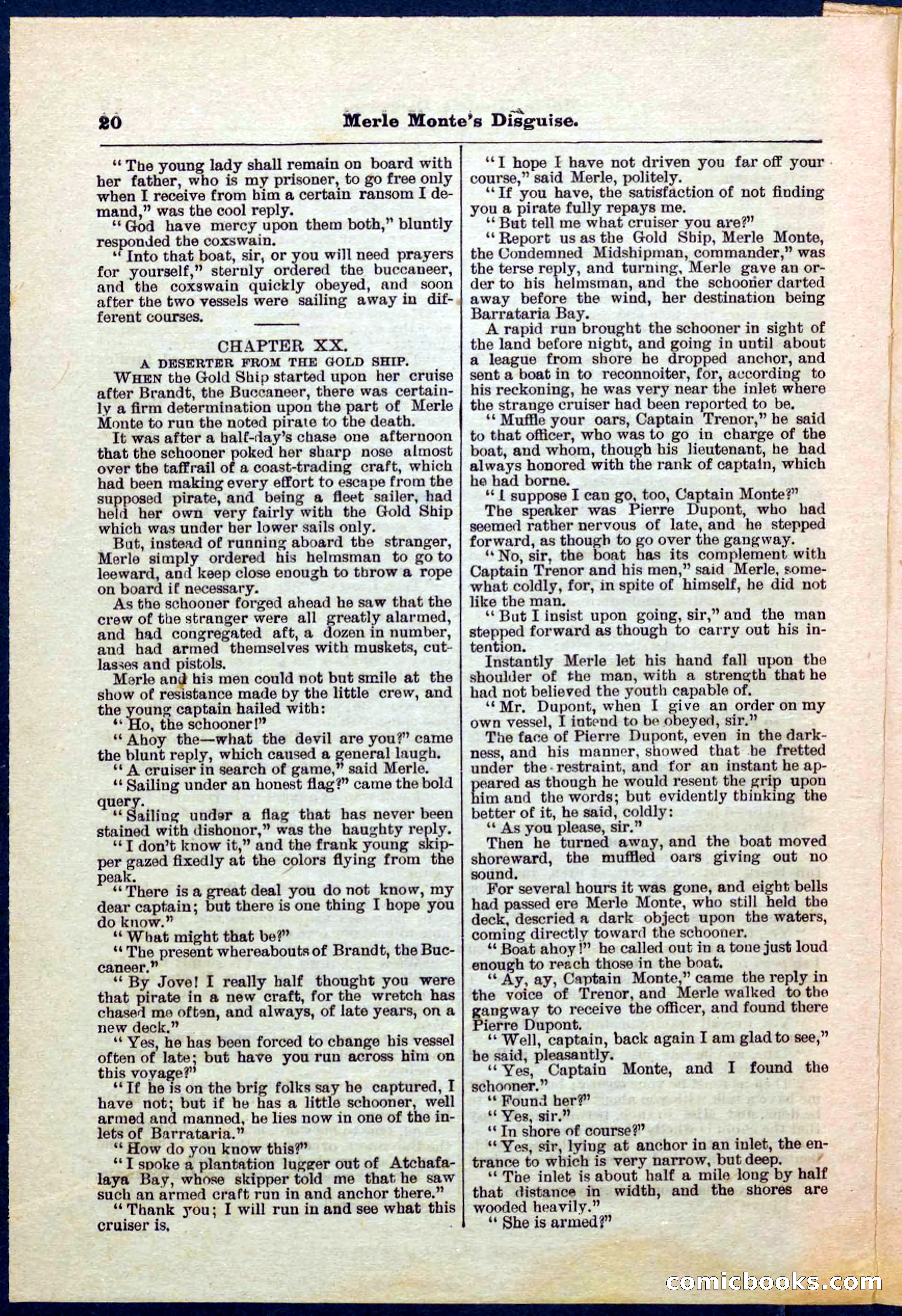 Beadle's Pocket Library No. 244 — page 20 of 32