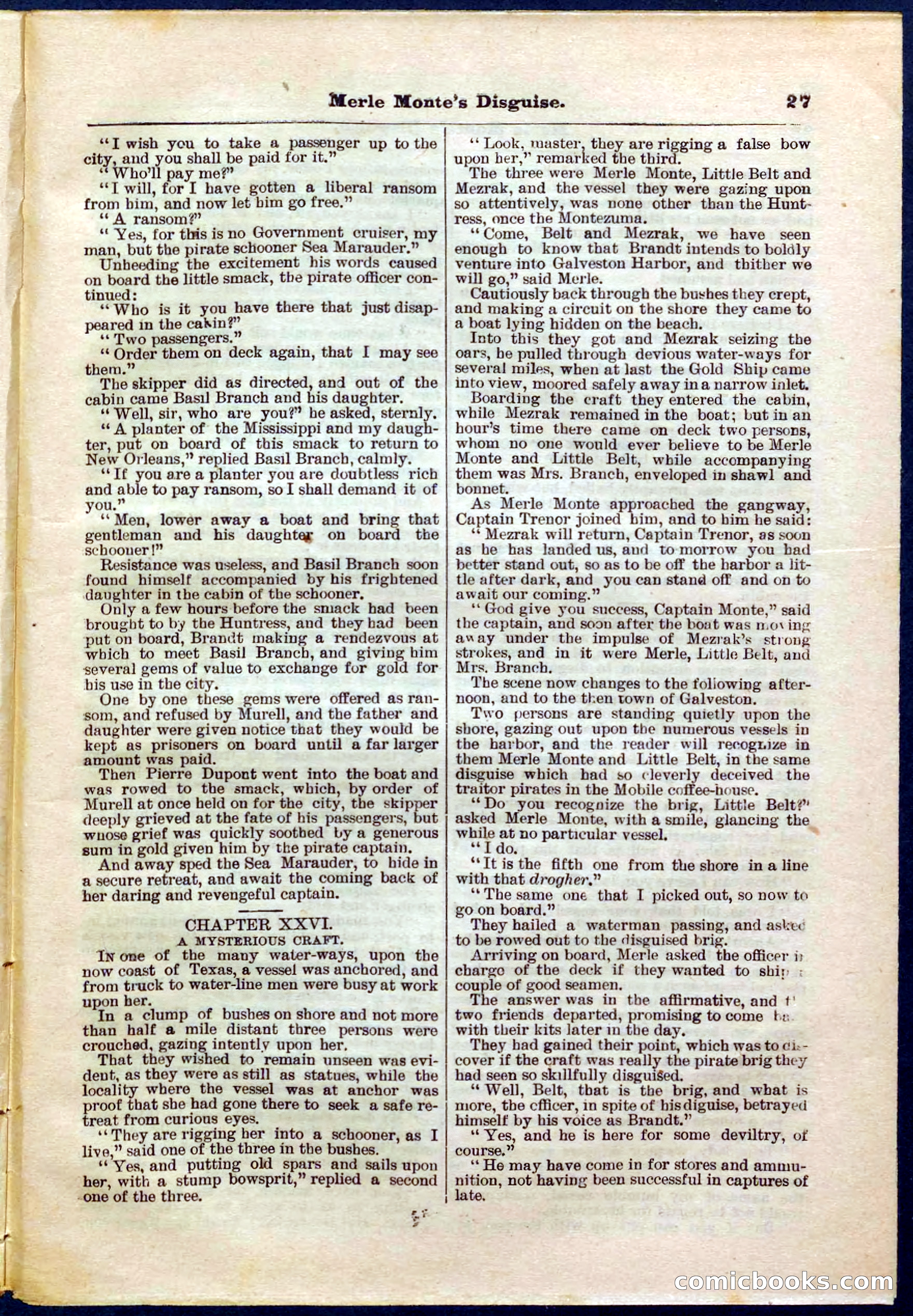 Beadle's Pocket Library No. 244 — page 27 of 32