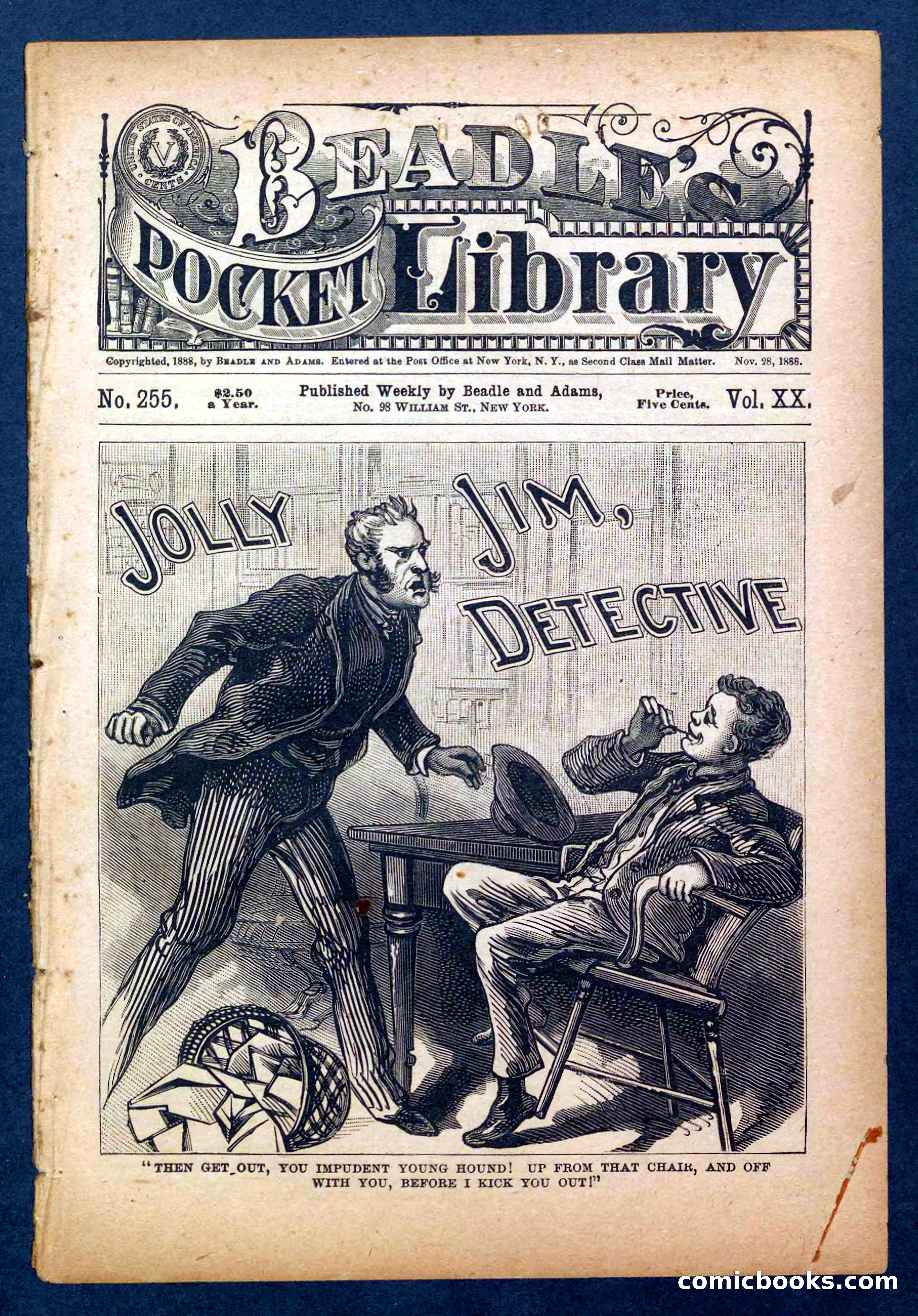 Beadle's Pocket Library No. 255: Jolly Jim, Detective