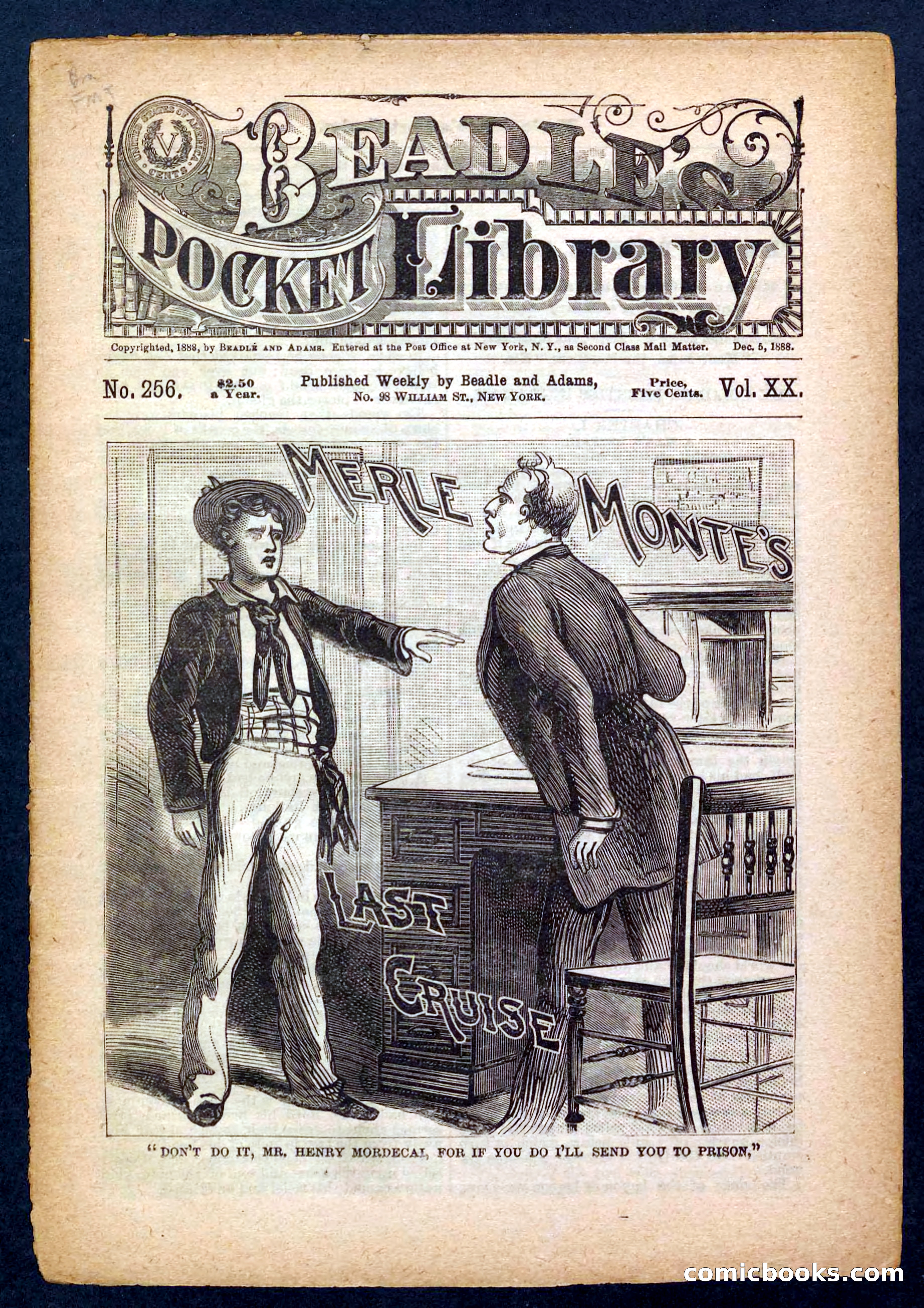 Beadle's Pocket Library No. 256