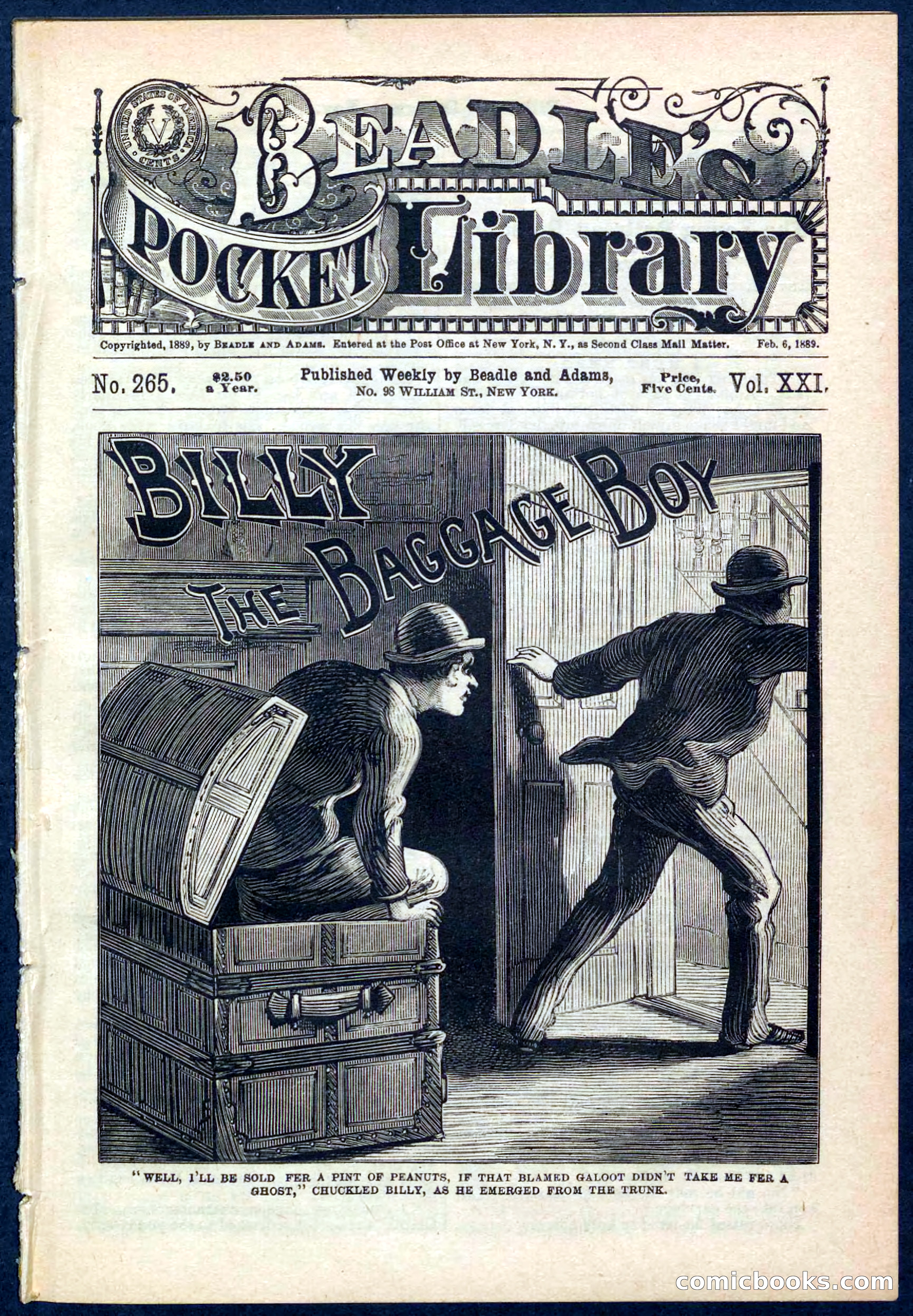 Beadle's Pocket Library No. 265