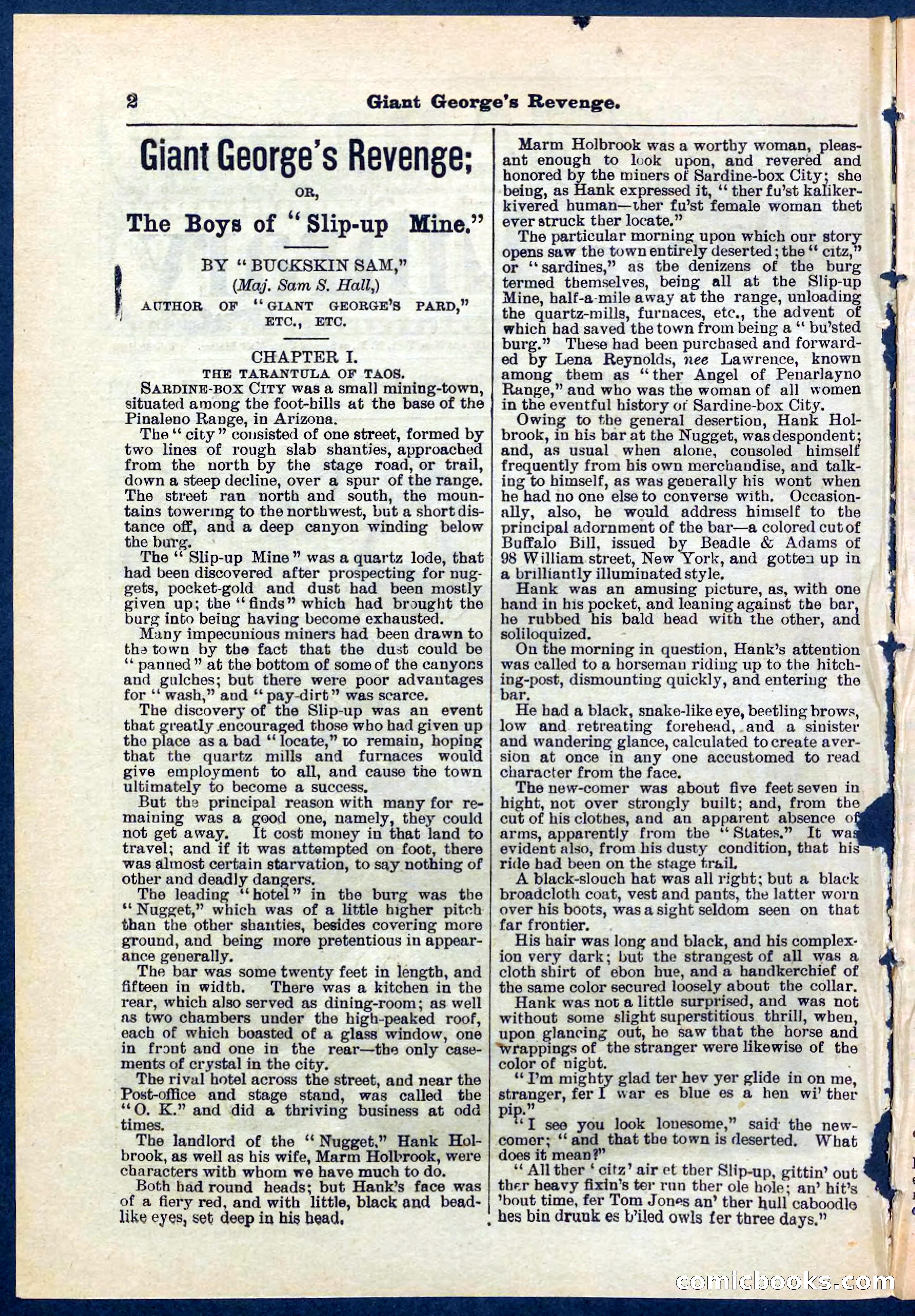 Beadle's Pocket Library No. 267 — page 2 of 32