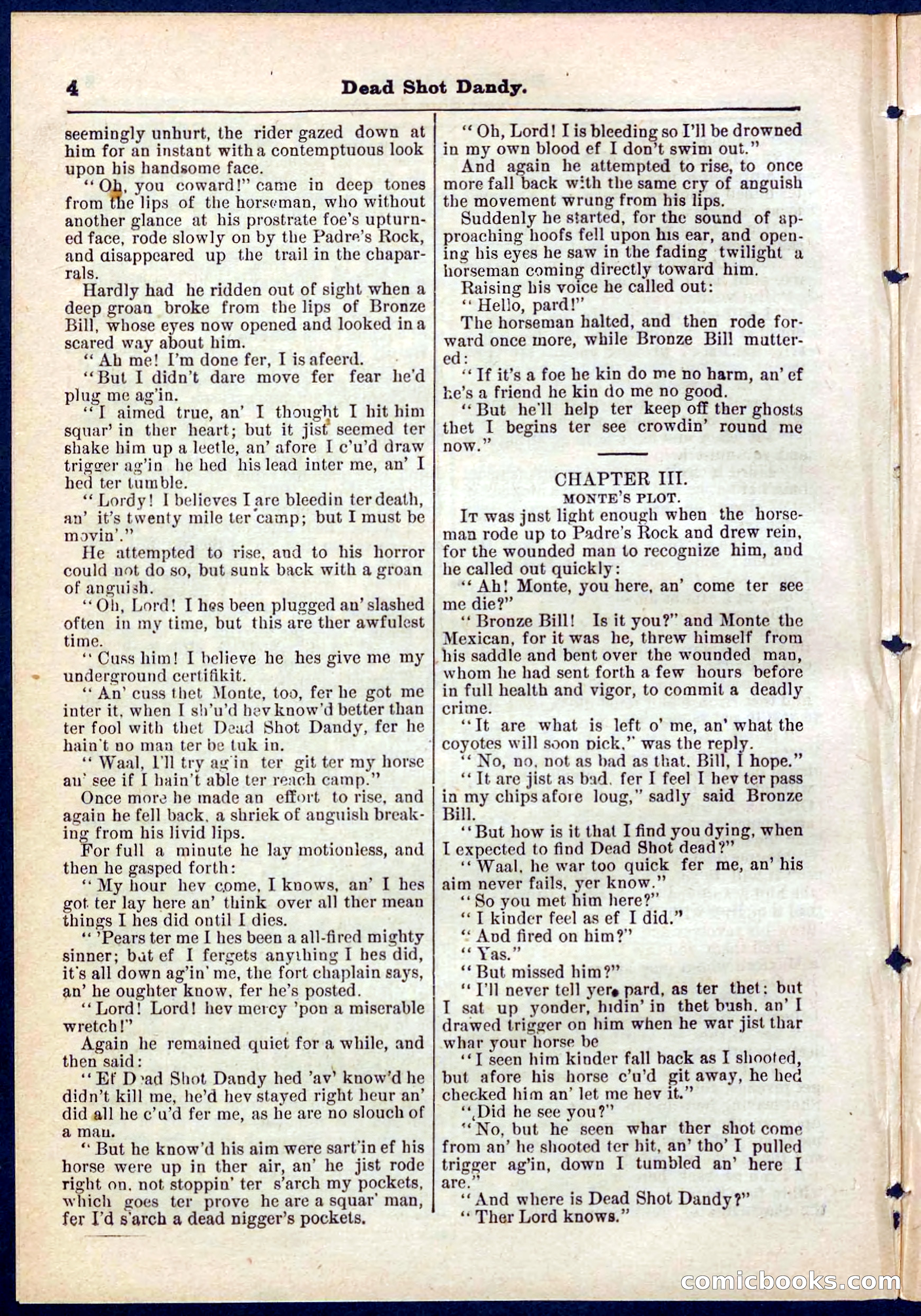 Beadle's Pocket Library No. 268 — page 4 of 32