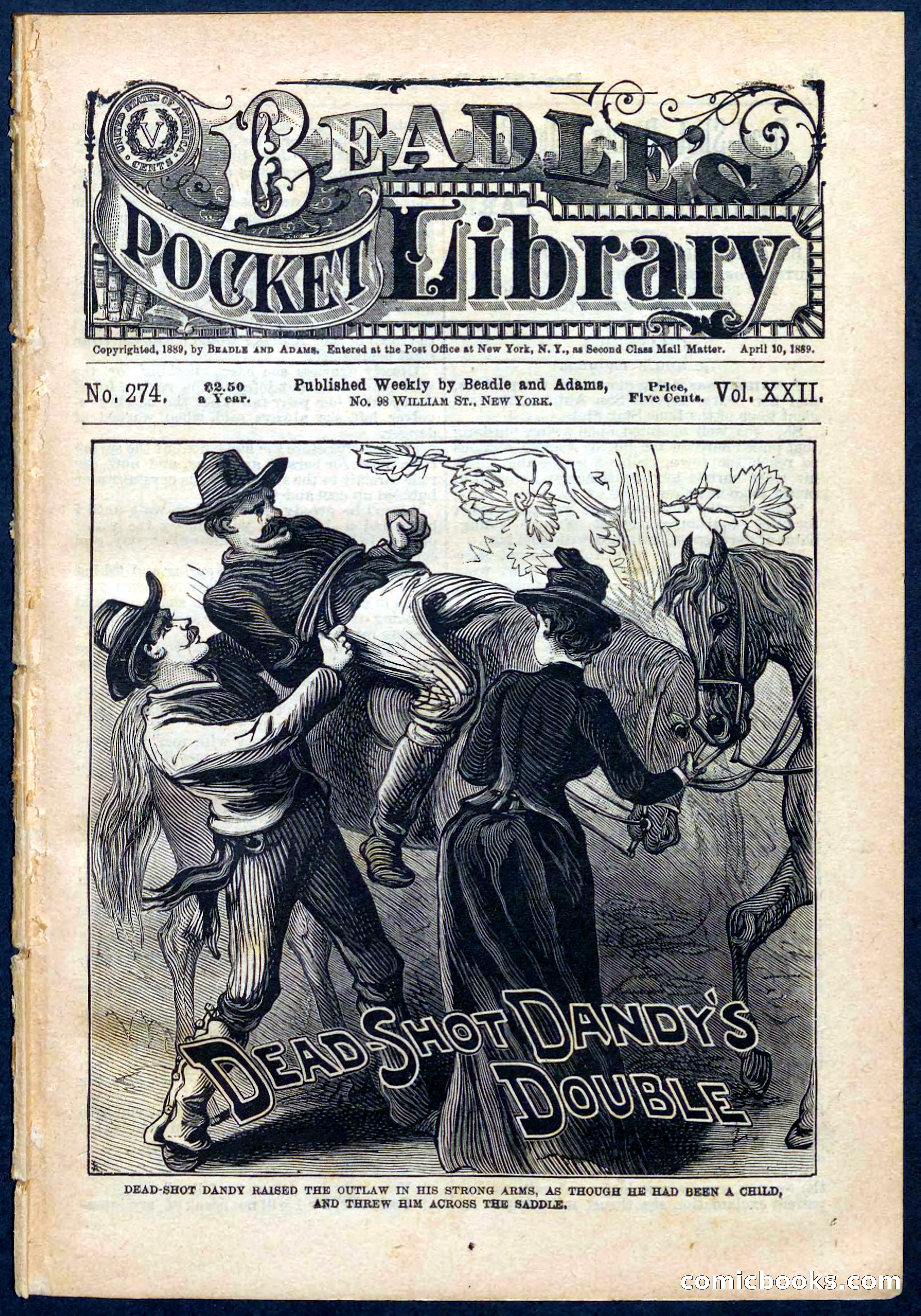 Beadle's Pocket Library No. 274
