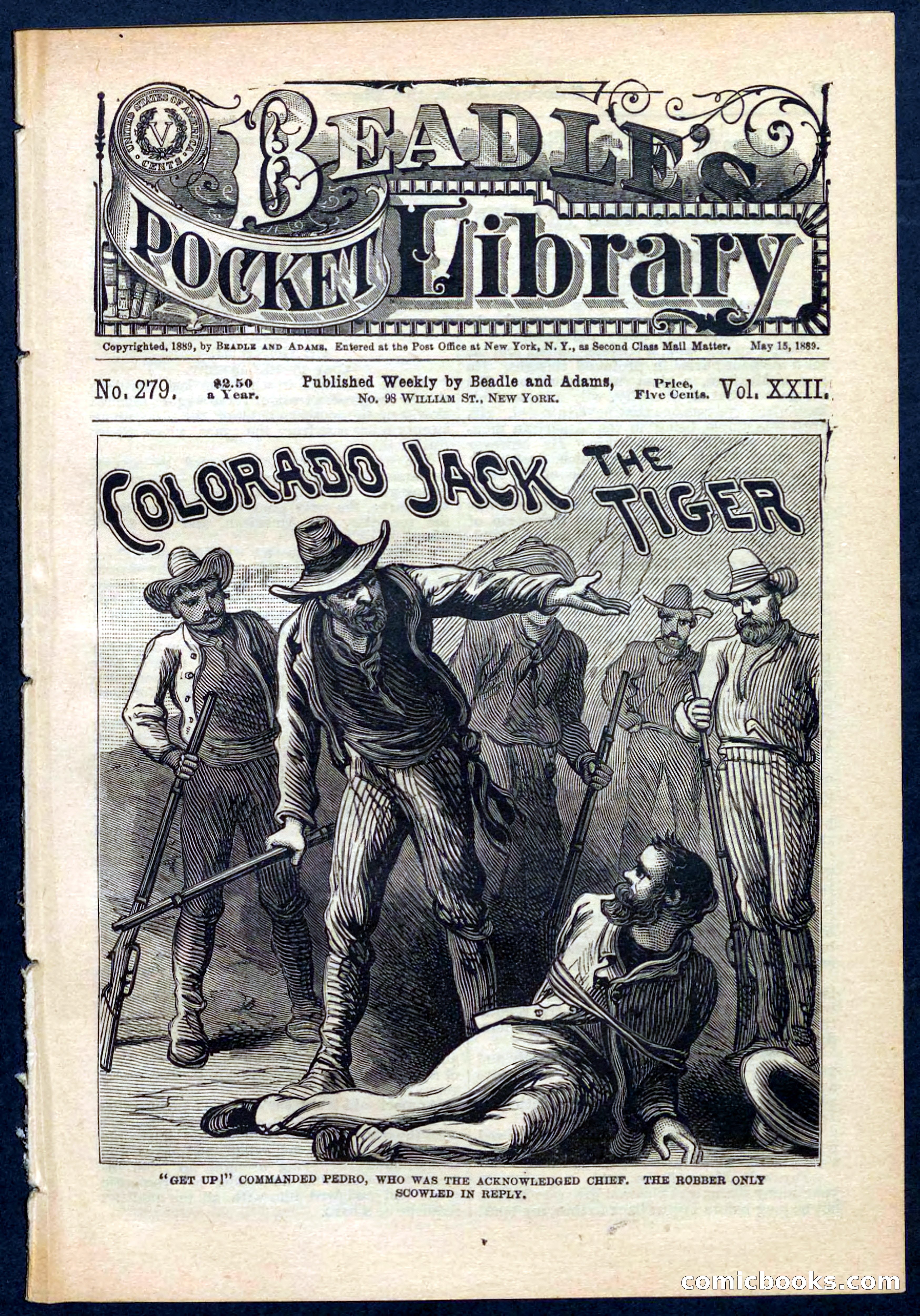 Beadle's Pocket Library No. 279: Colorado Jack the Tiger