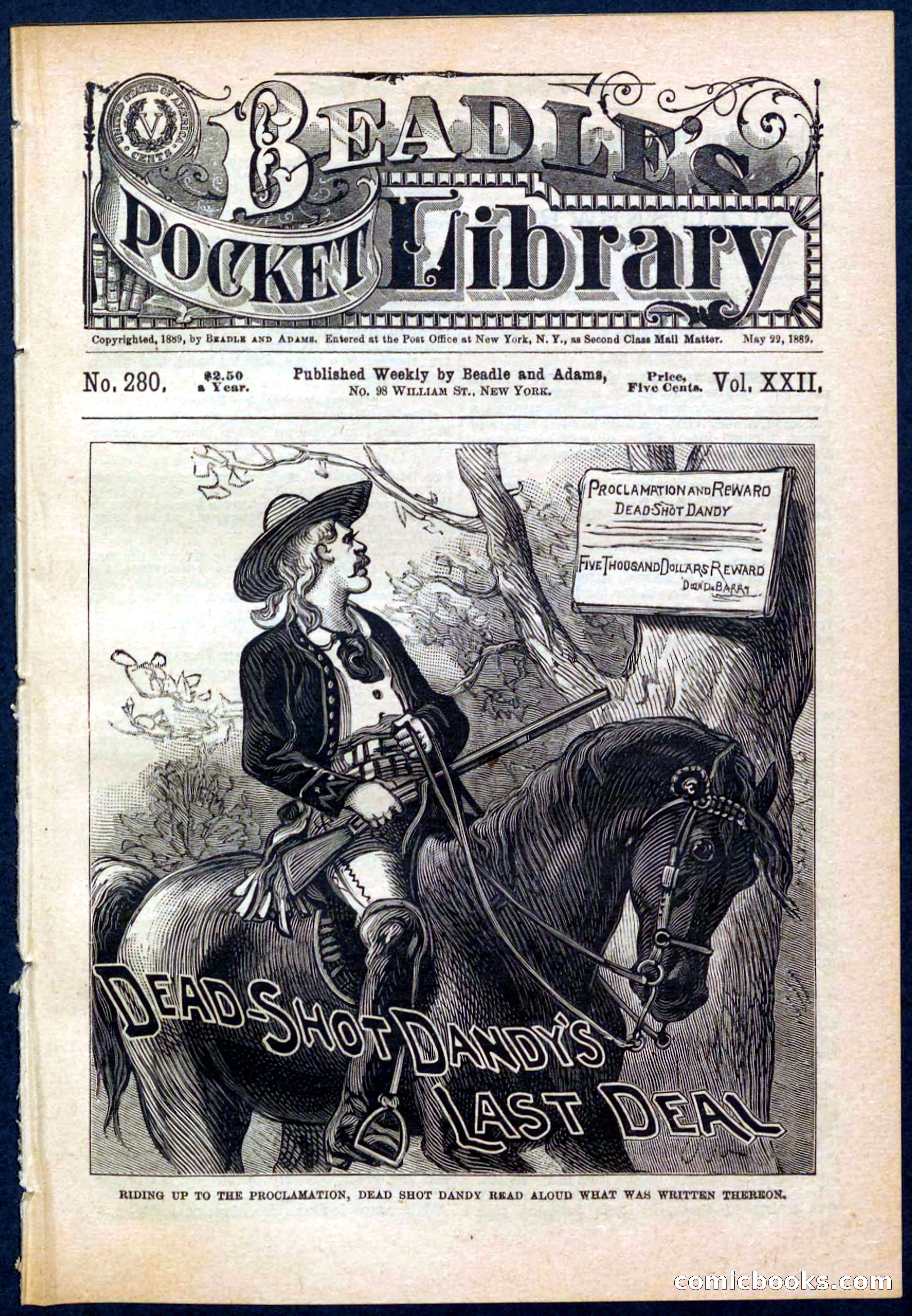 Beadle's Pocket Library No. 280