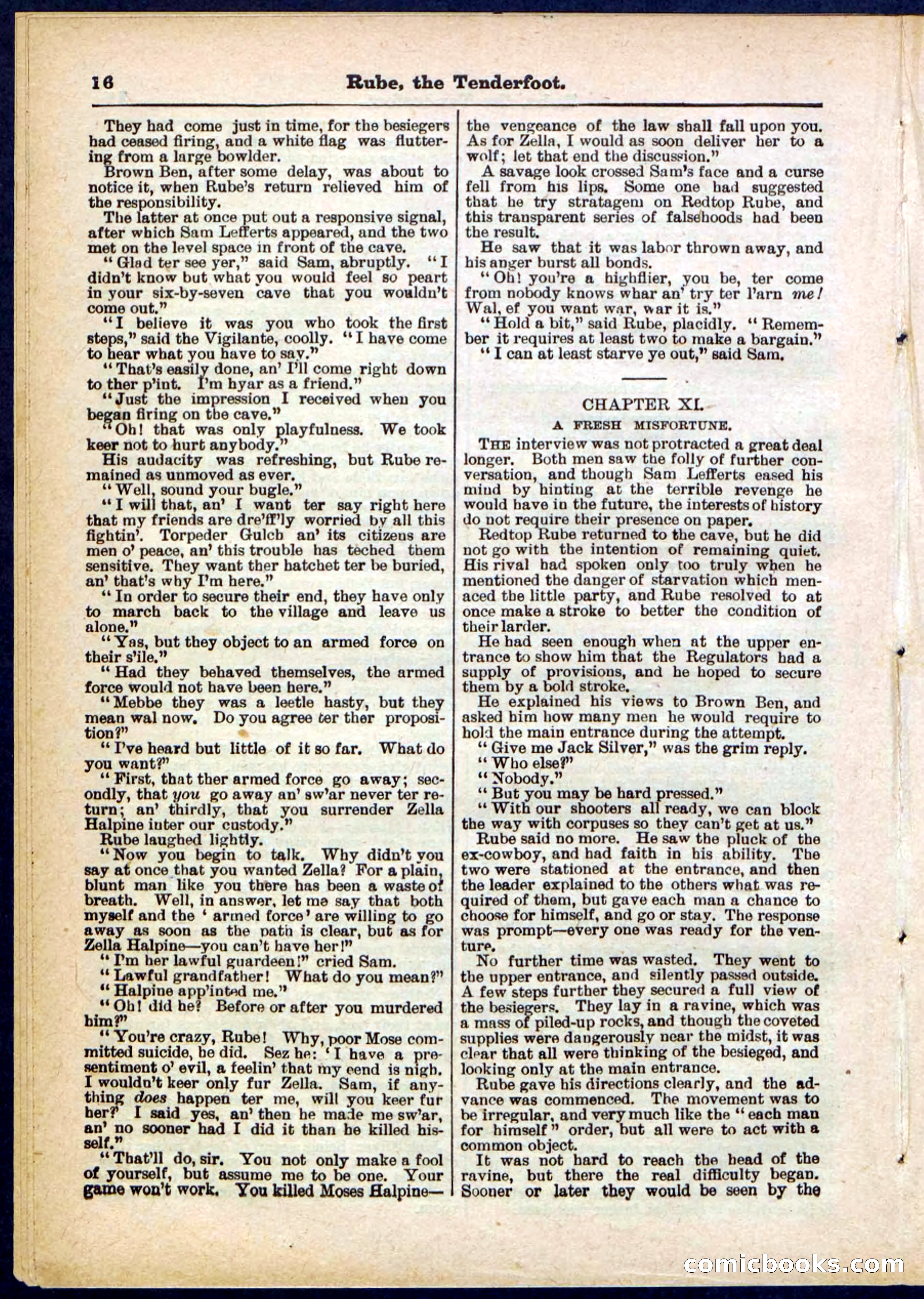 Beadle's Pocket Library No. 290 — page 16 of 32