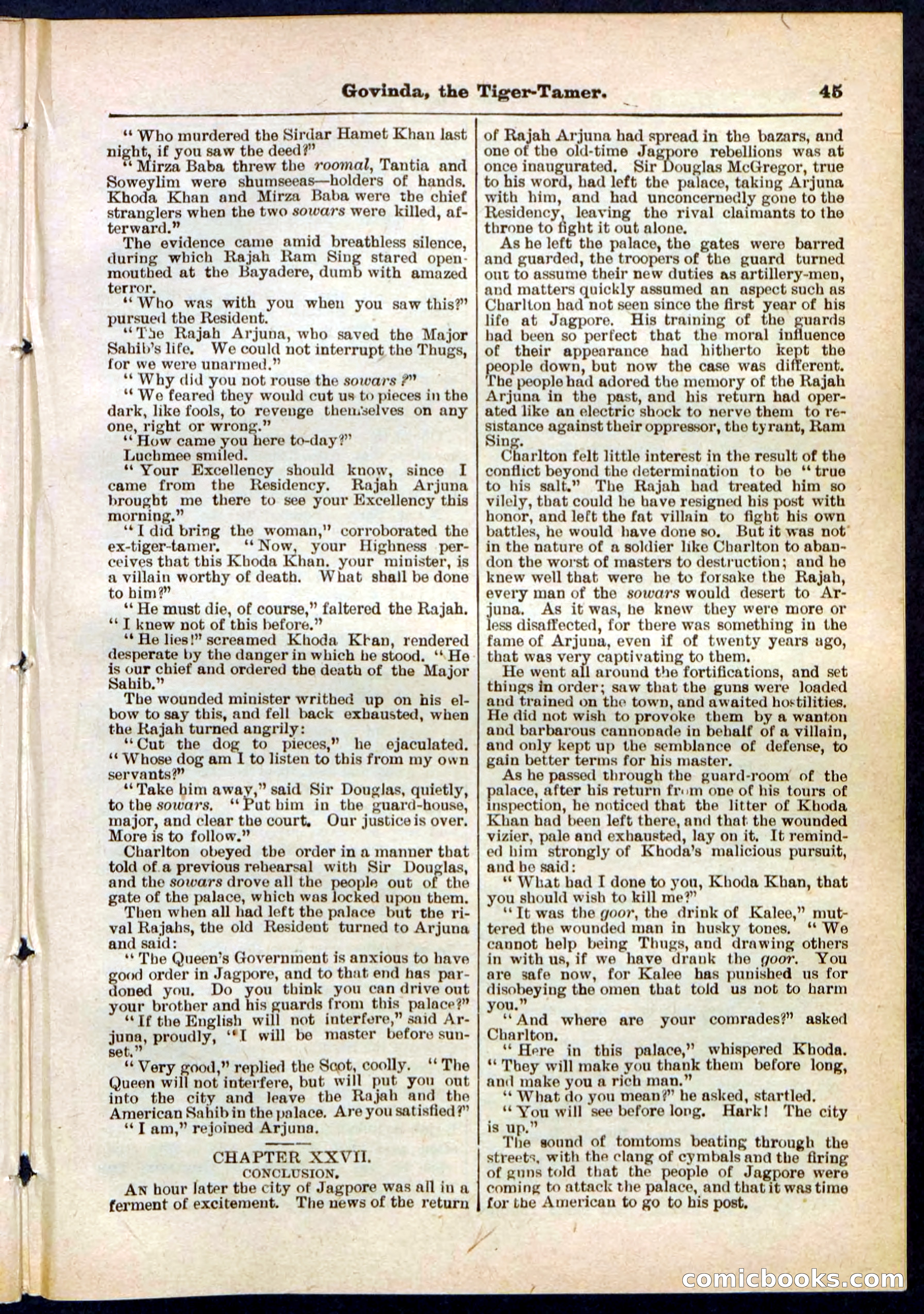 Beadle's Pocket Library No. 296 — page 45 of 48