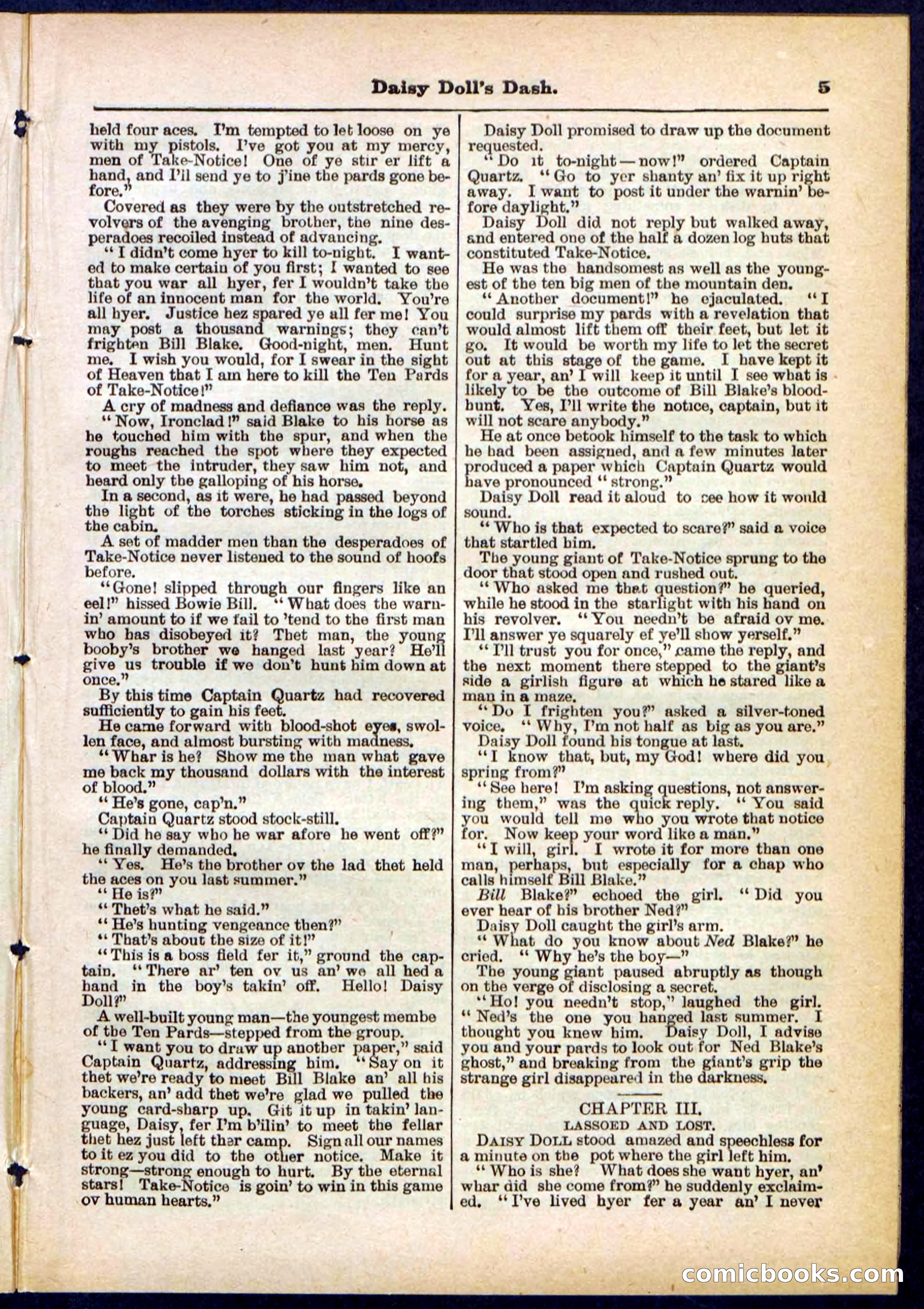 Beadle's Pocket Library No. 298 — page 5 of 32