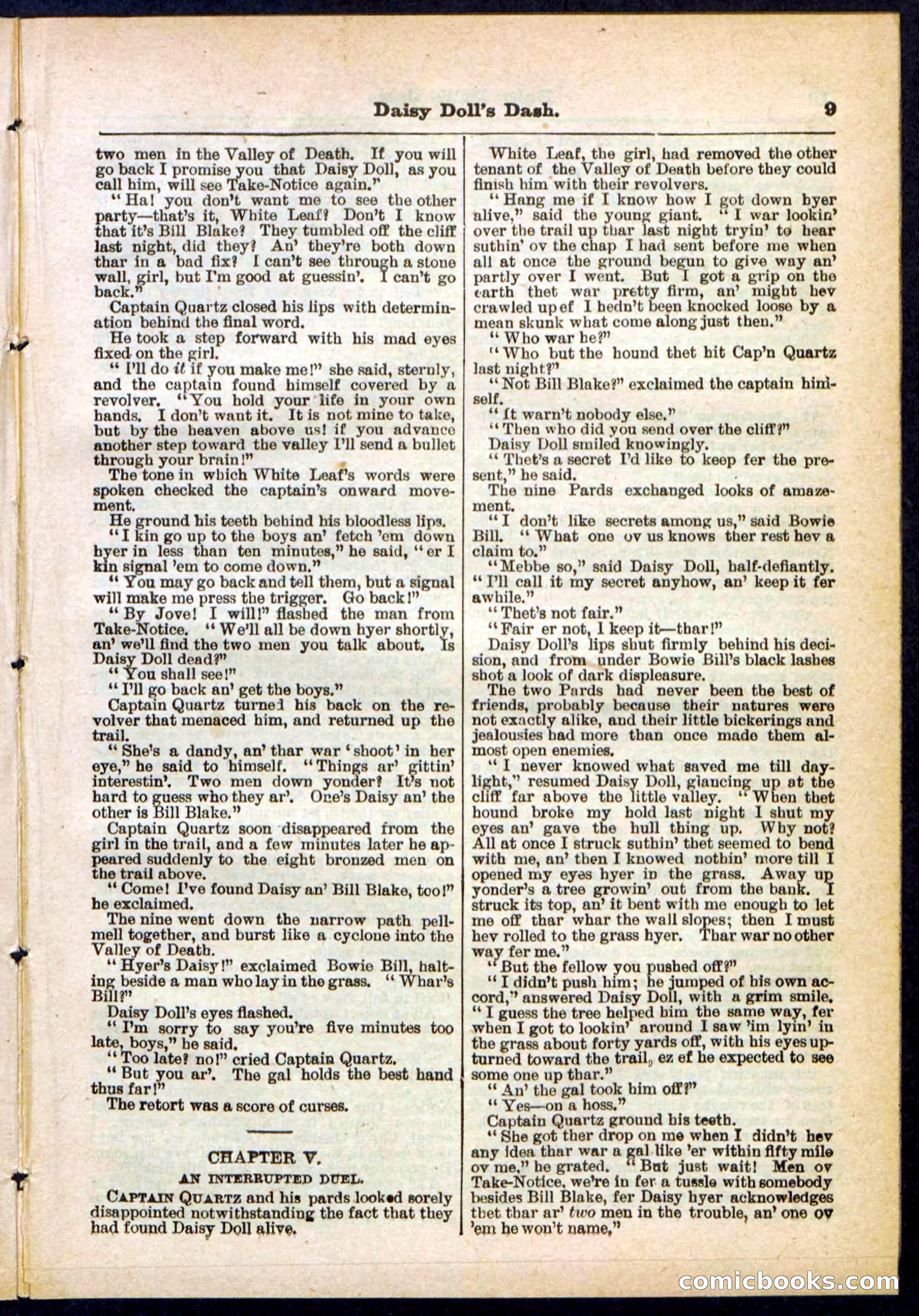 Beadle's Pocket Library No. 298 — page 9 of 32